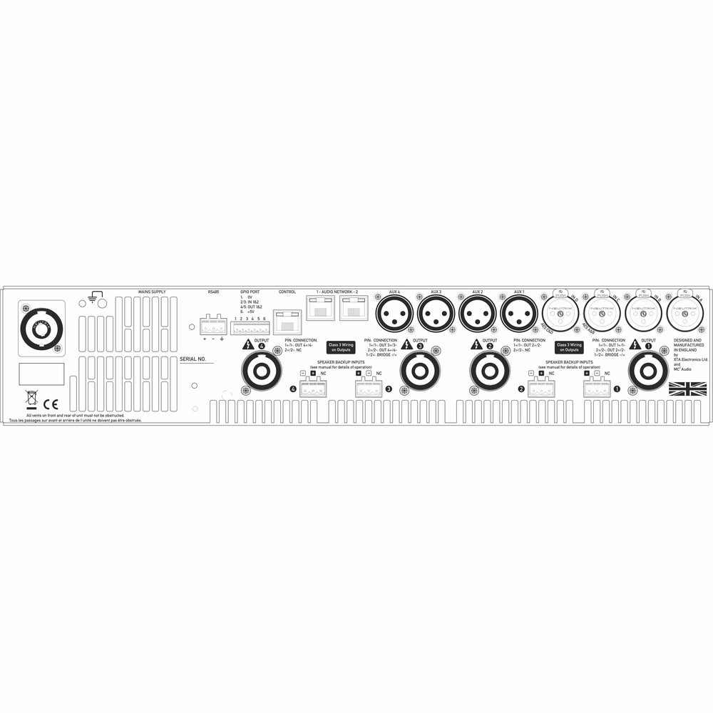 MC² DSP40 Delta-Series Amplifier with DSP