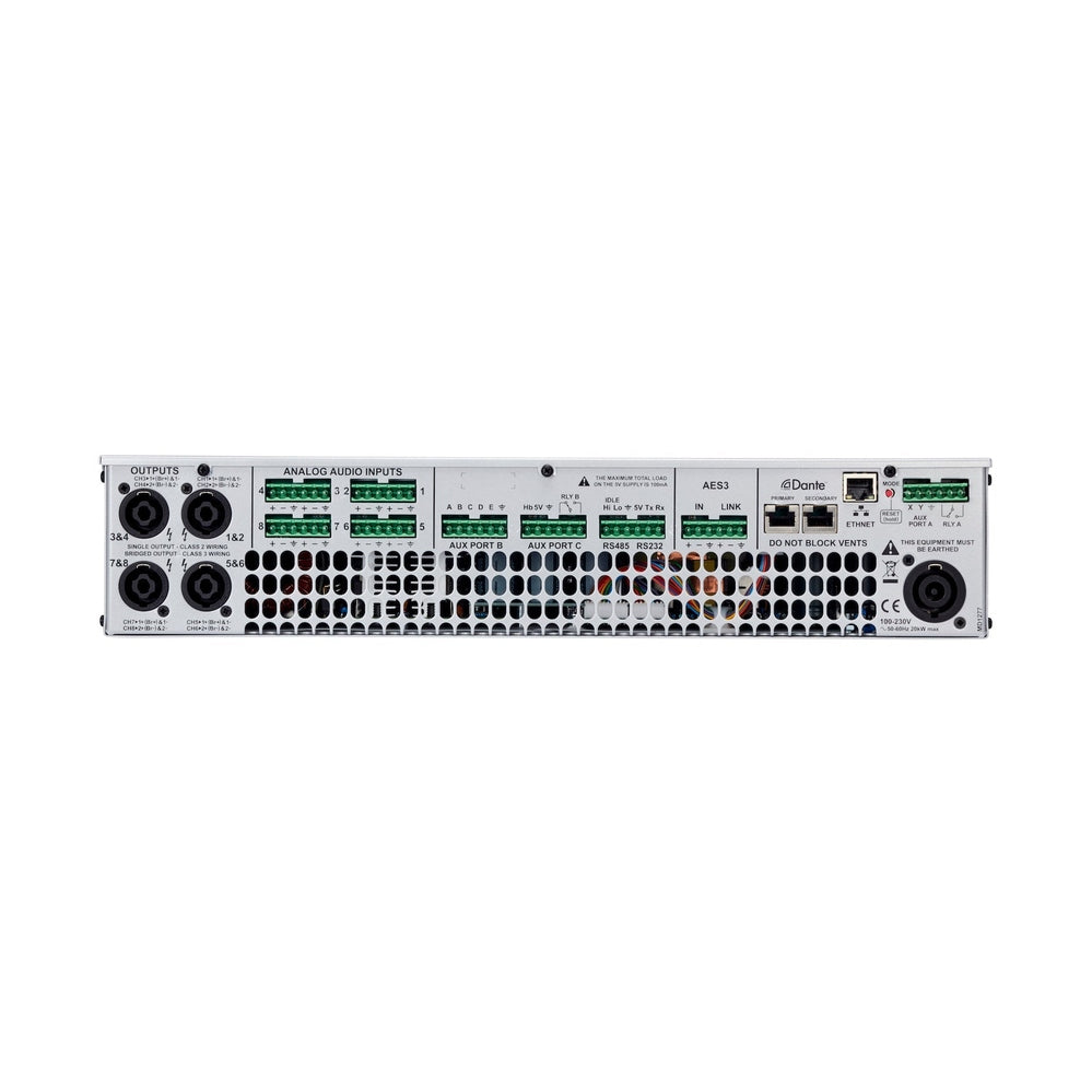 PMC power750-8 Eight Channel Amplifier