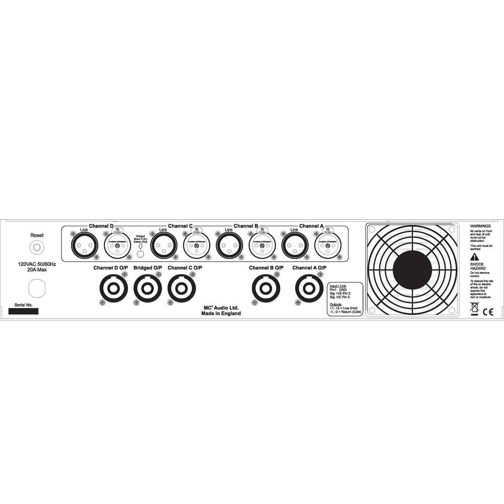 MC² T4-250 T-Series Amplifier
