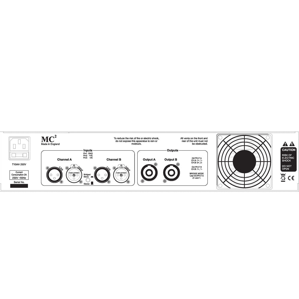 MC² T500 T-Series Amplifier