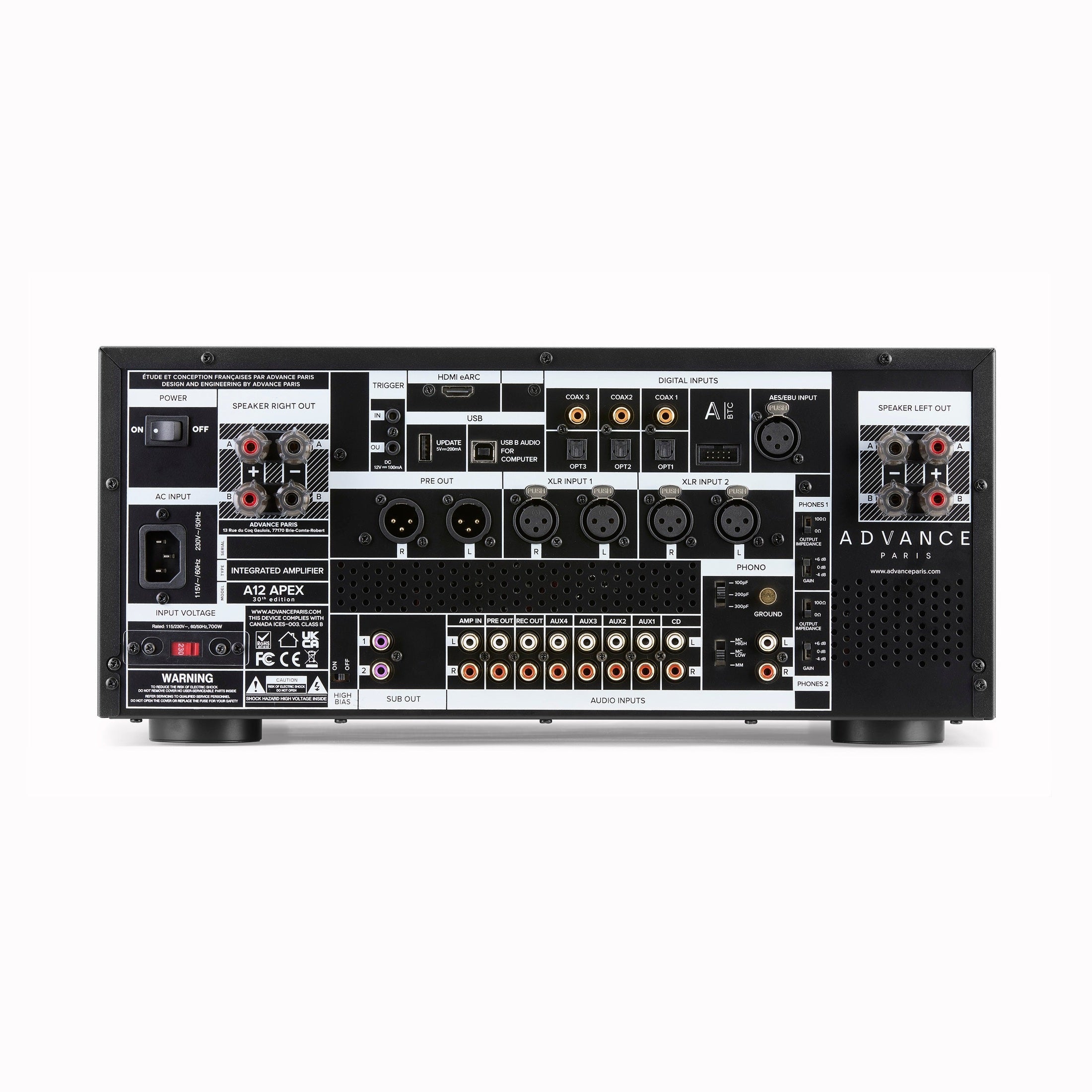 Advance Paris A12 APEX Integrated Amplifier