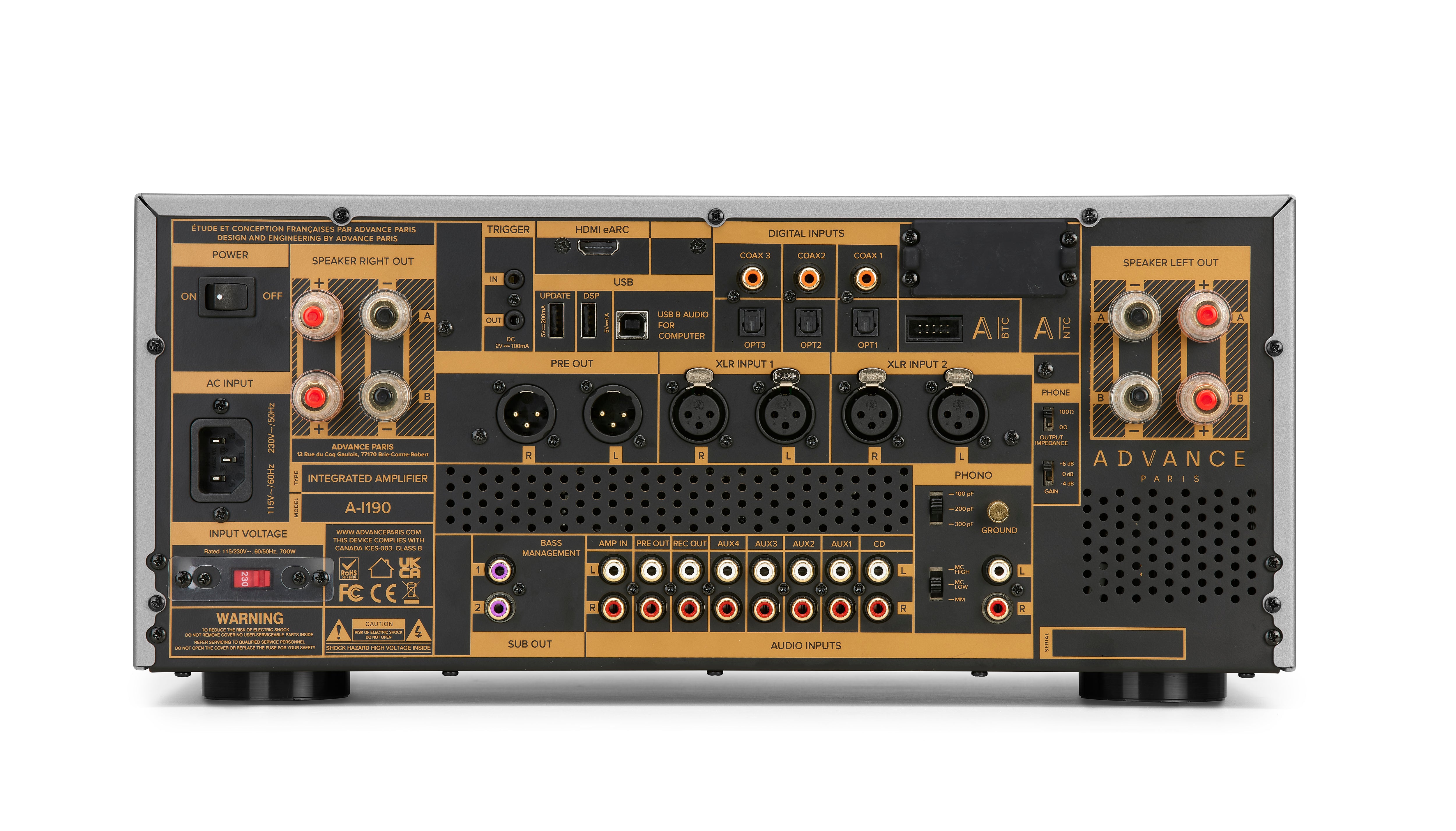 Advance Paris A-I190 Nova Integrated Amplifier