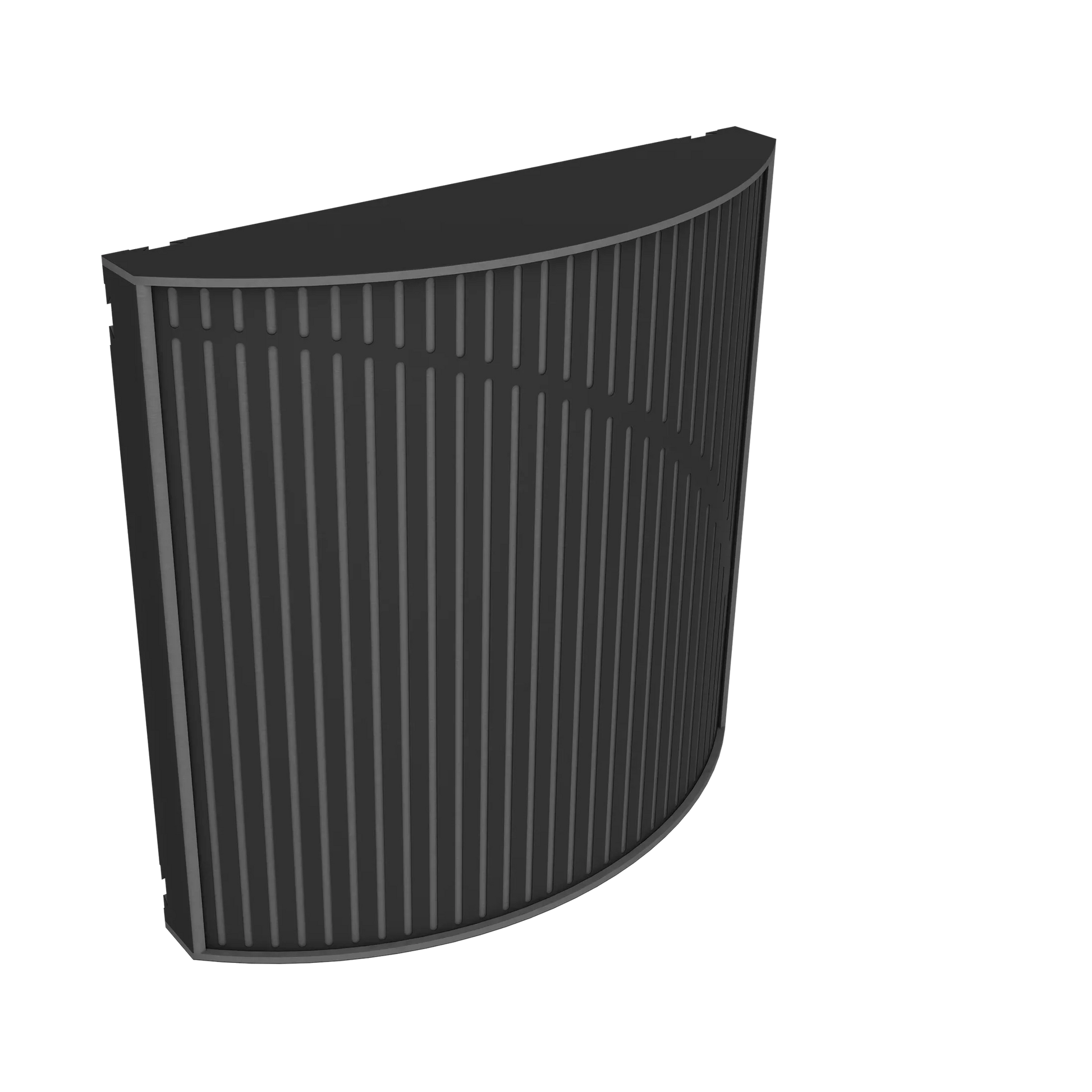 Vicoustic Cinema Round Ultra Fuser Sound Diffuser Acoustic Panel in Black Matte