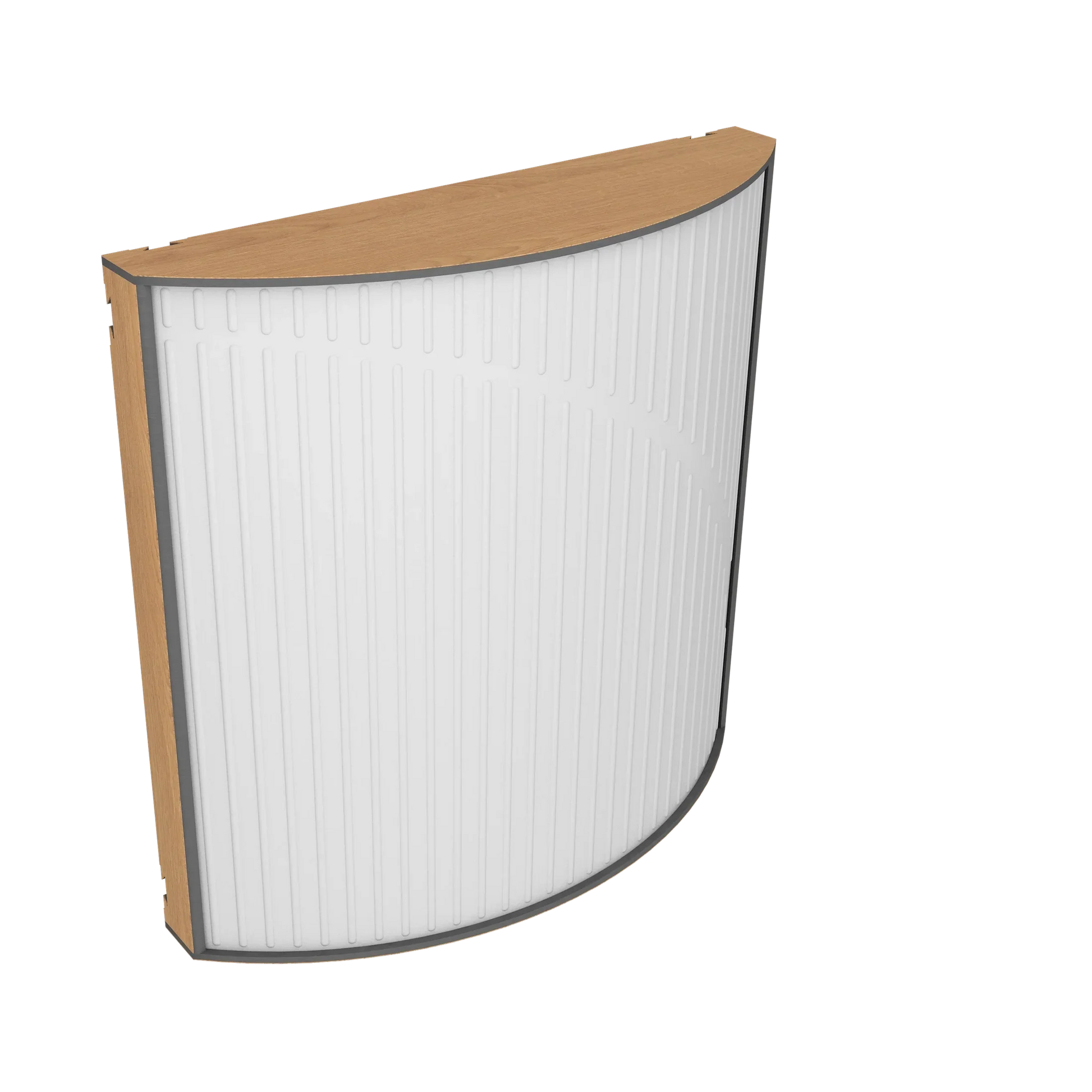 Vicoustic Cinema Round Ultra VMT Sound Absorbing Acoustic Panel in Natural White and Natural Oak