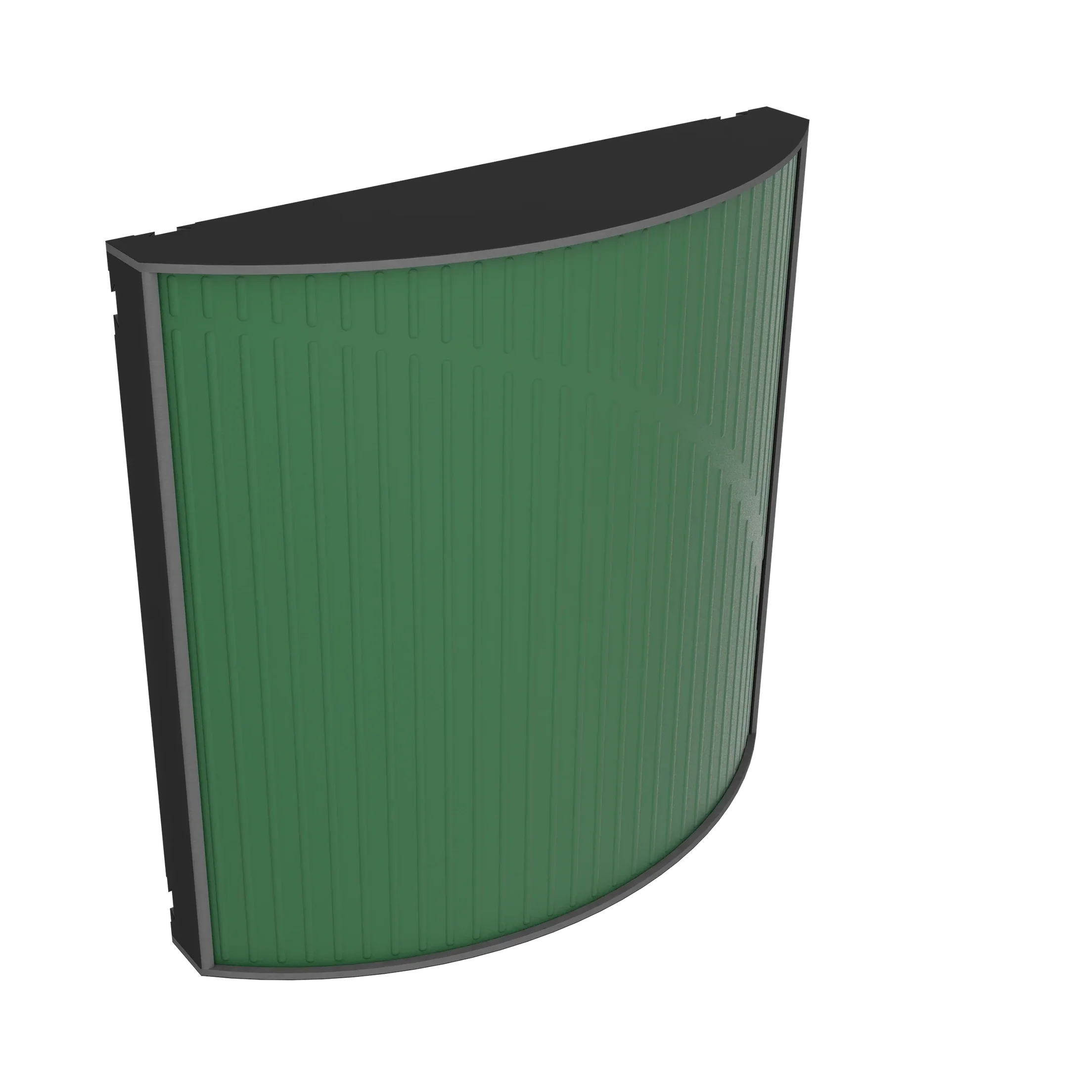 Vicoustic Cinema Round Ultra VMT Sound Absorbing Acoustic Panel in Musk Green and Black Matte