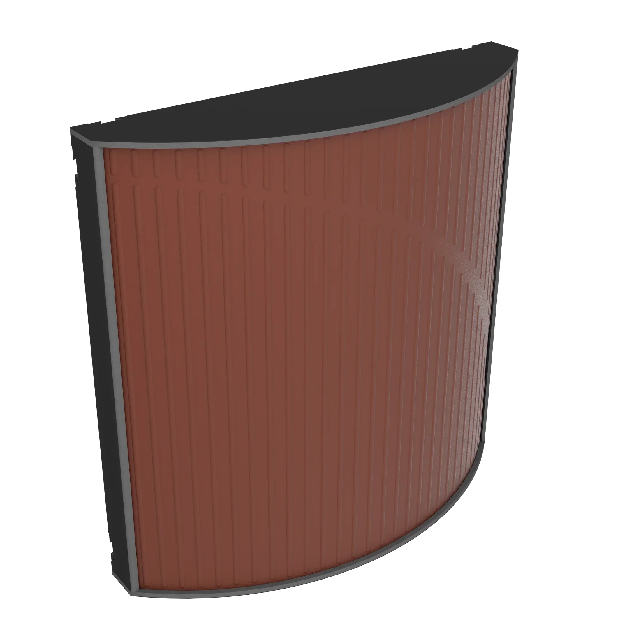 Vicoustic Cinema Round Ultra VMT Sound Absorbing Acoustic Panel in Brown and Black Matte