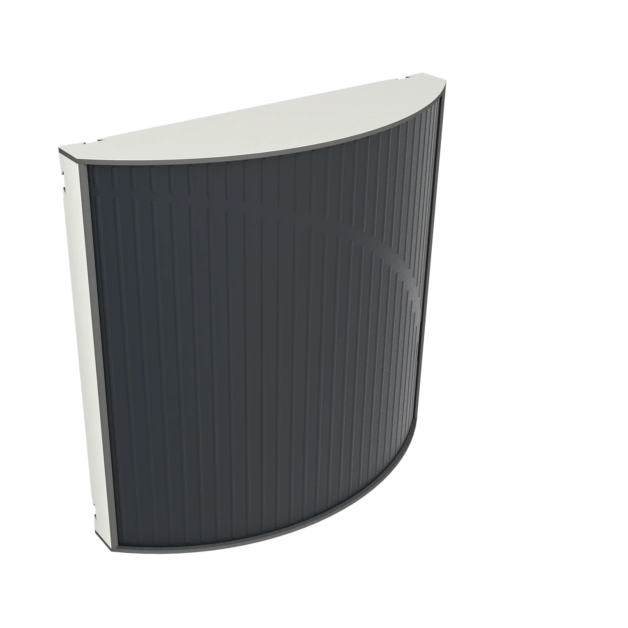 Vicoustic Cinema Round Ultra VMT Sound Absorbing Acoustic Panel in Black and White Matte