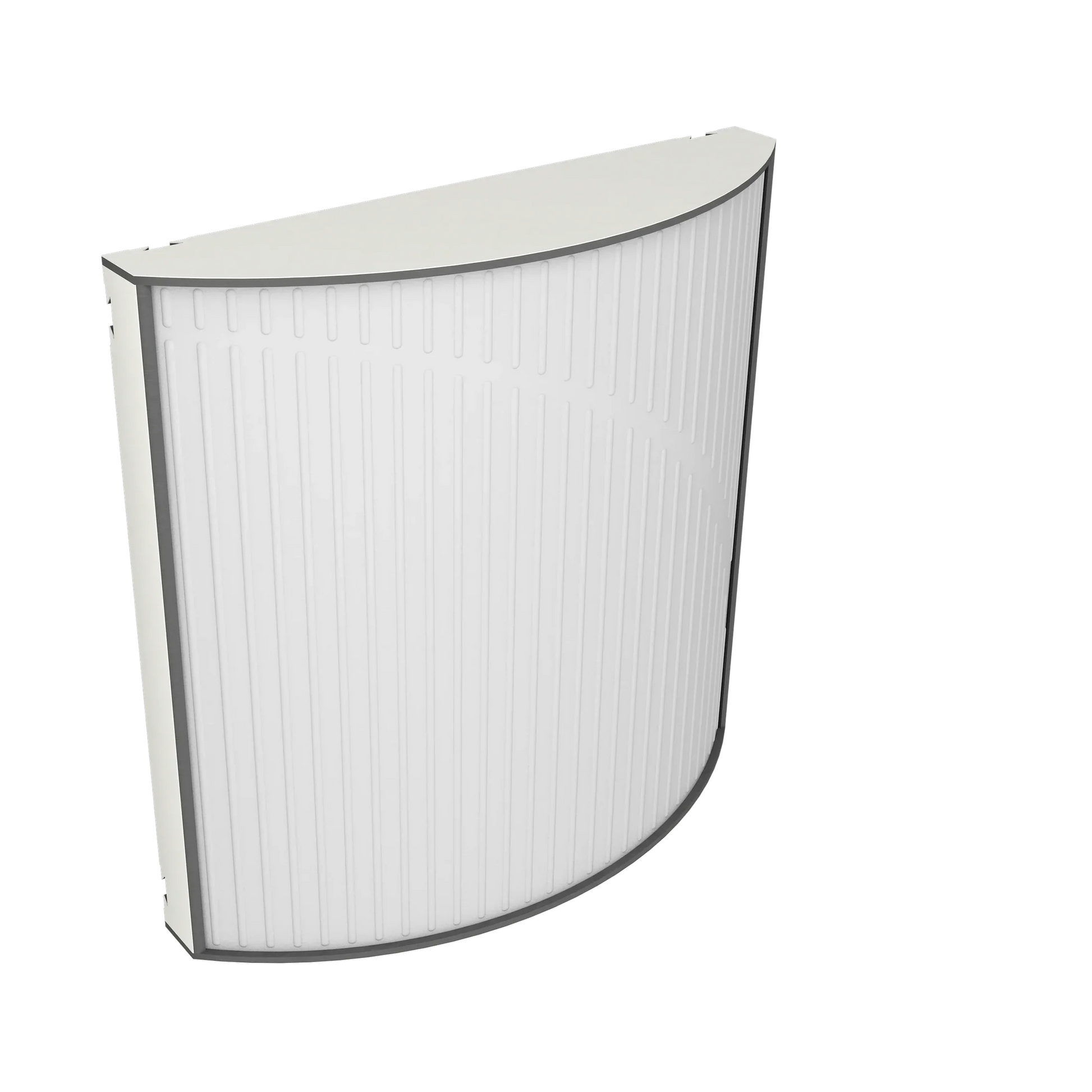 Vicoustic Cinema Round Ultra VMT Sound Absorbing Acoustic Panel in Natural White and White Matte