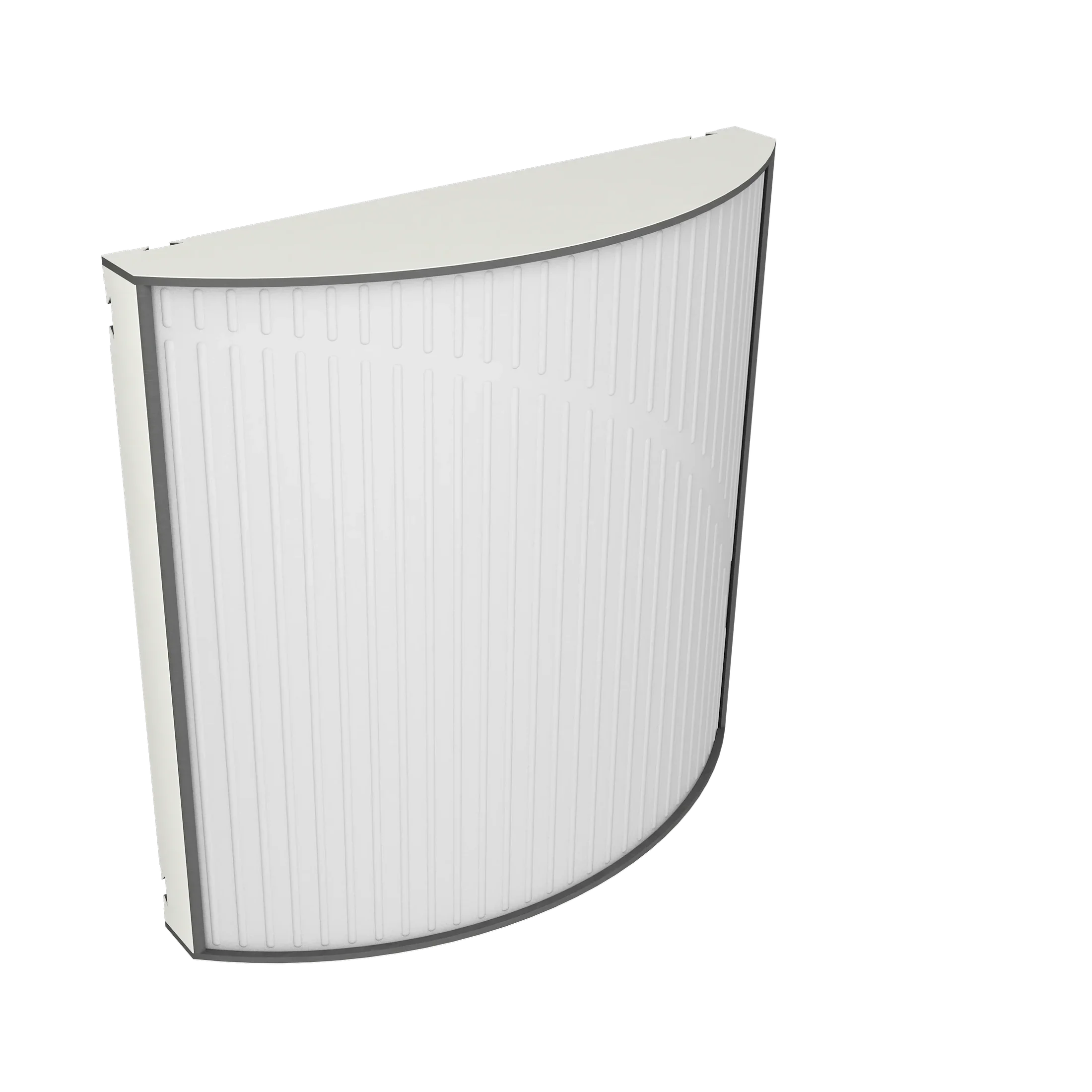 Vicoustic Cinema Round Ultra VMT Sound Absorbing Acoustic Panel in Natural White and White Matte