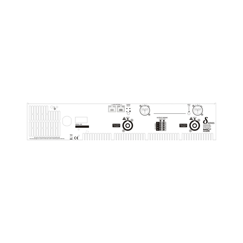 MC² D120 ND Delta-Series Amplifier