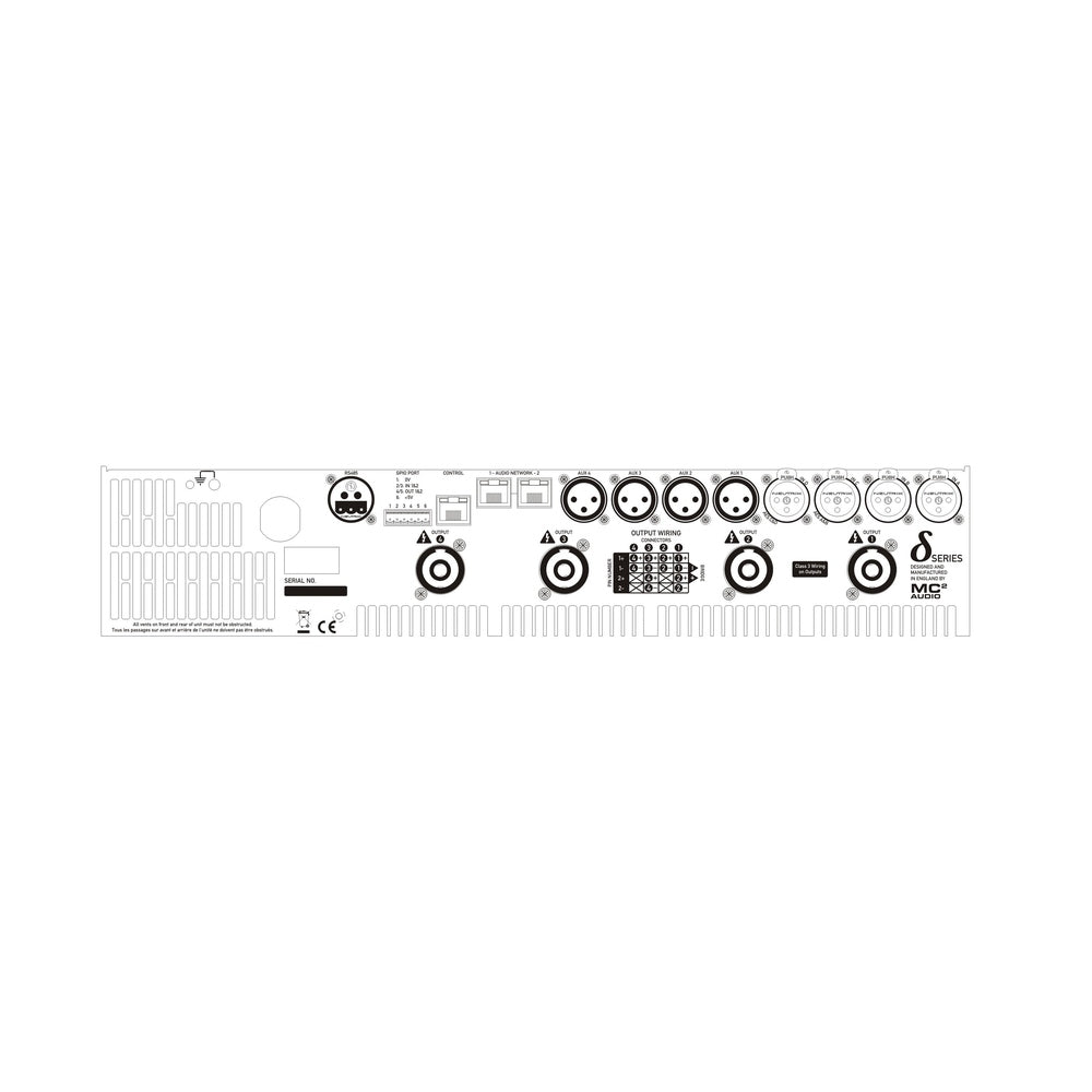 MC² DSP100 Delta-Series Amplifier with DSP