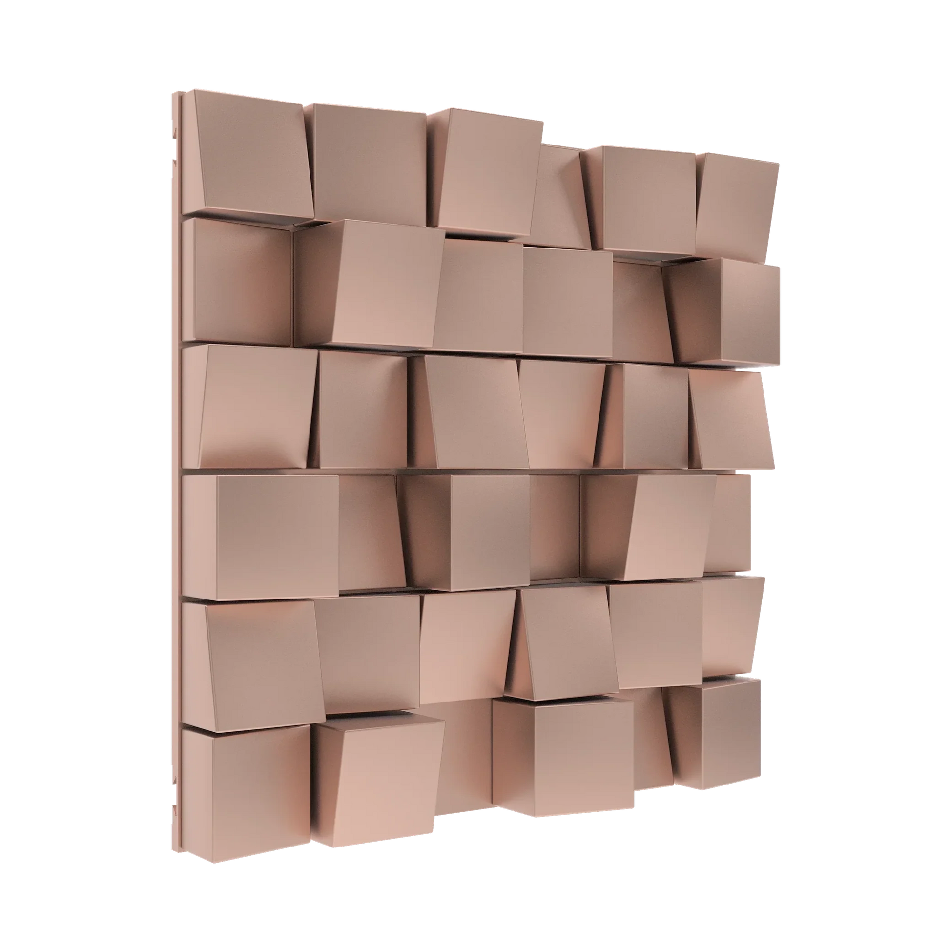 Vicoustic Multifuser Wood MKII Sound Diffuser Acoustic Panel in Metallic Copper
