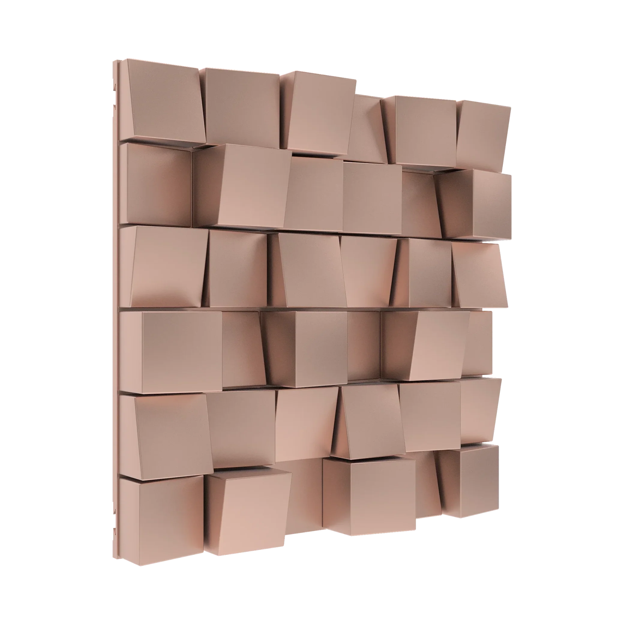 Vicoustic Multifuser Wood MKII Sound Diffuser Acoustic Panel in Metallic Copper
