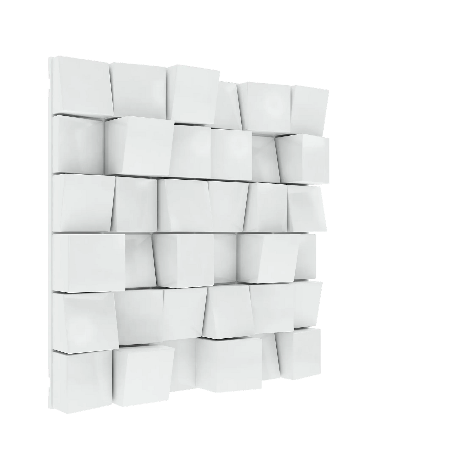 Vicoustic Multifuser Wood MKII Sound Diffuser Acoustic Panel in White Matte