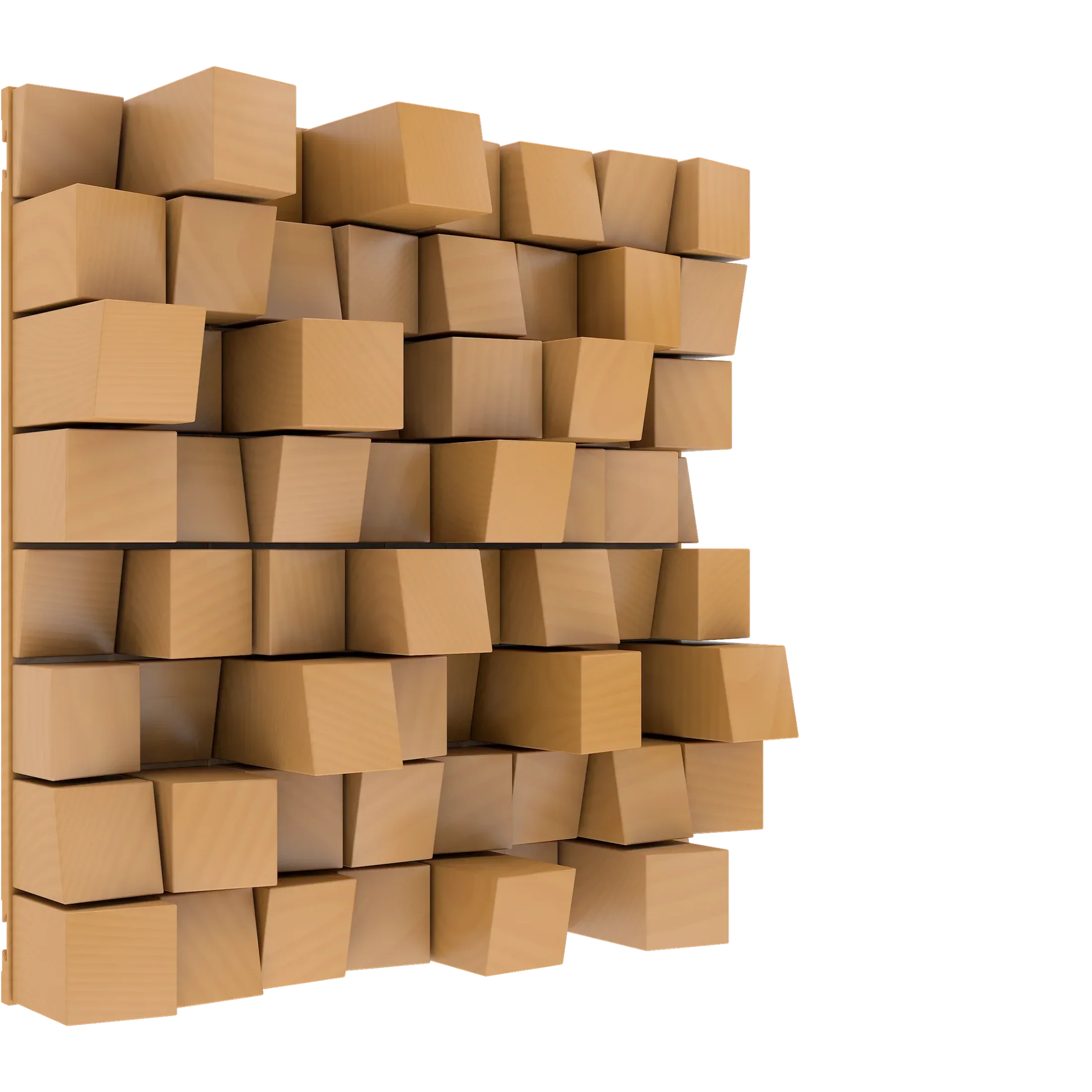 Vicoustic Multifuser Wood MKII Sound Diffuser Acoustic Panel in Natural Wood