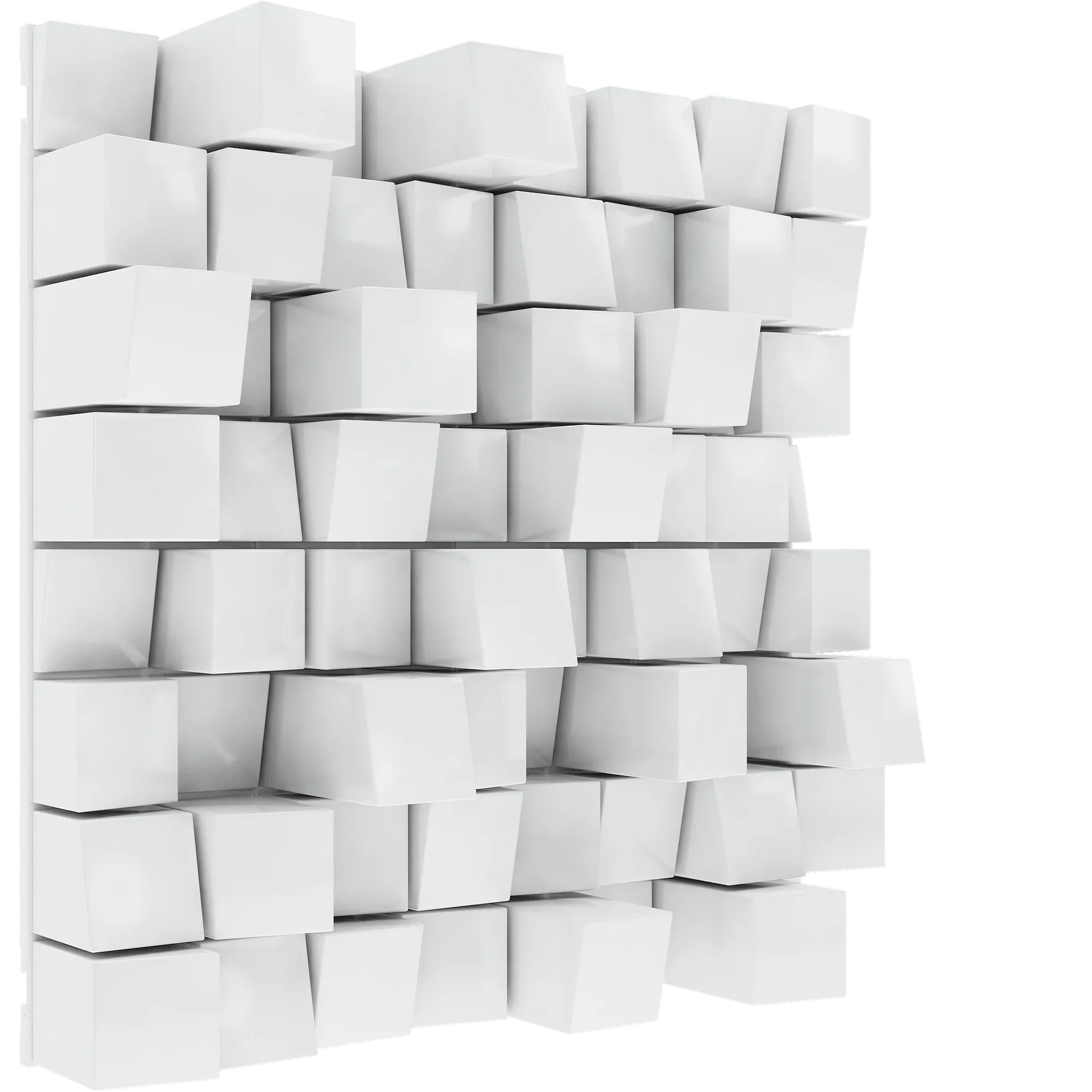 Vicoustic Multifuser Wood MKII Sound Diffuser Acoustic Panel in White Matte