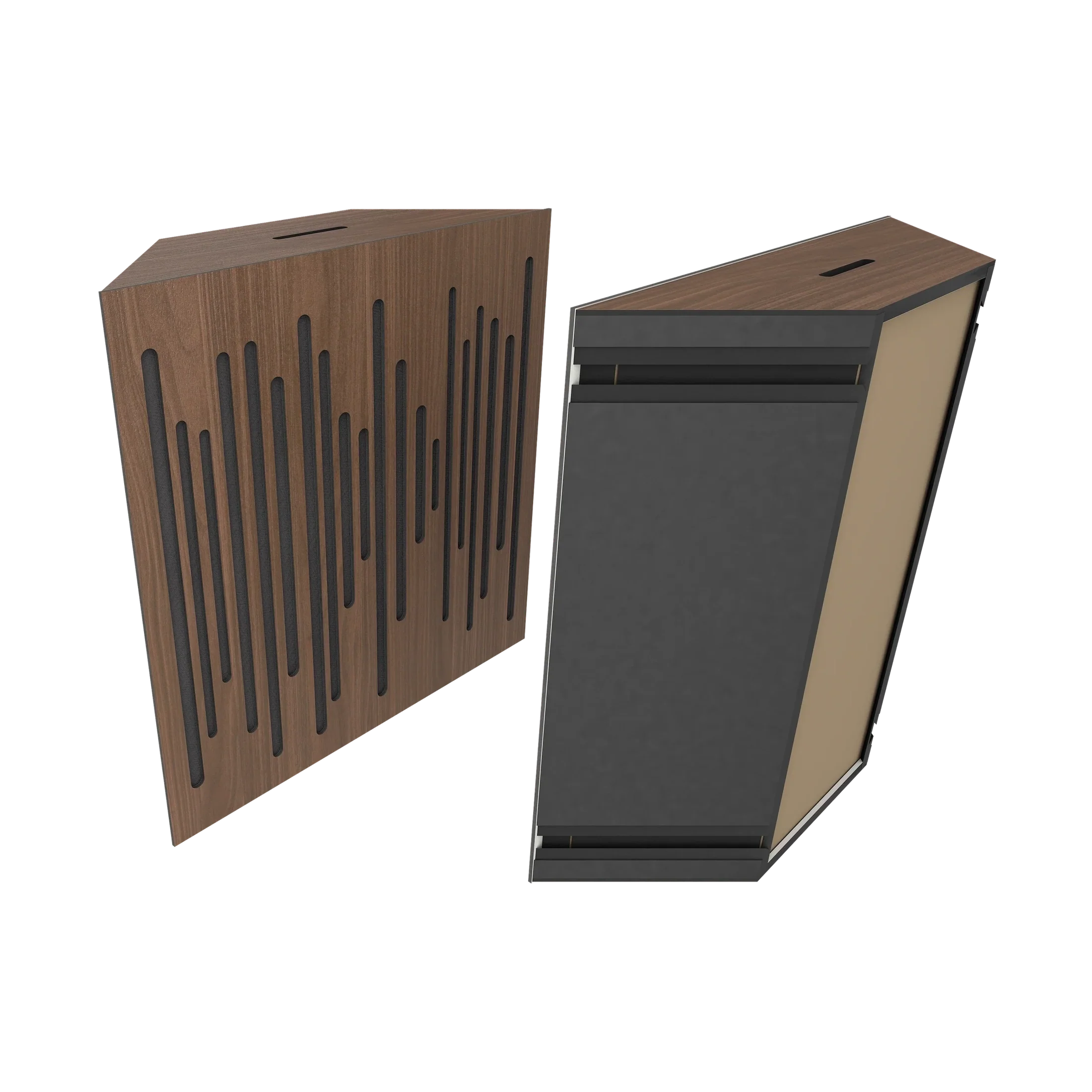 Vicoustic Super Bass Extreme Ultra Bass Trap Acoustic Panel in Dark Walnut