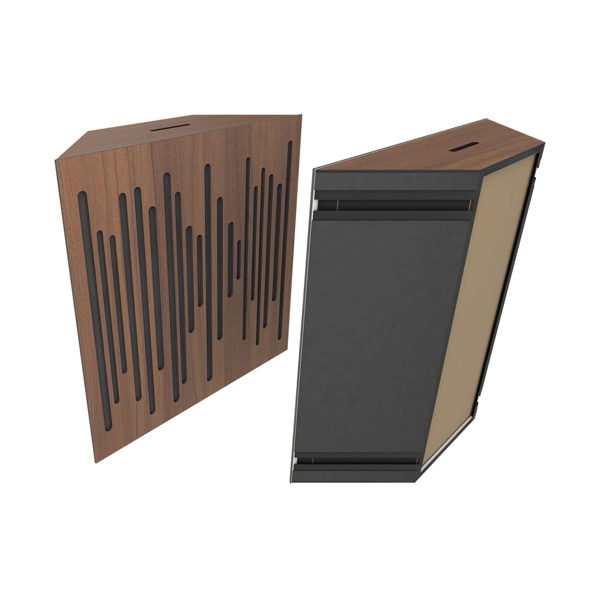 Vicoustic Super Bass Extreme Ultra Bass Trap Acoustic Panel in Natural Walnut