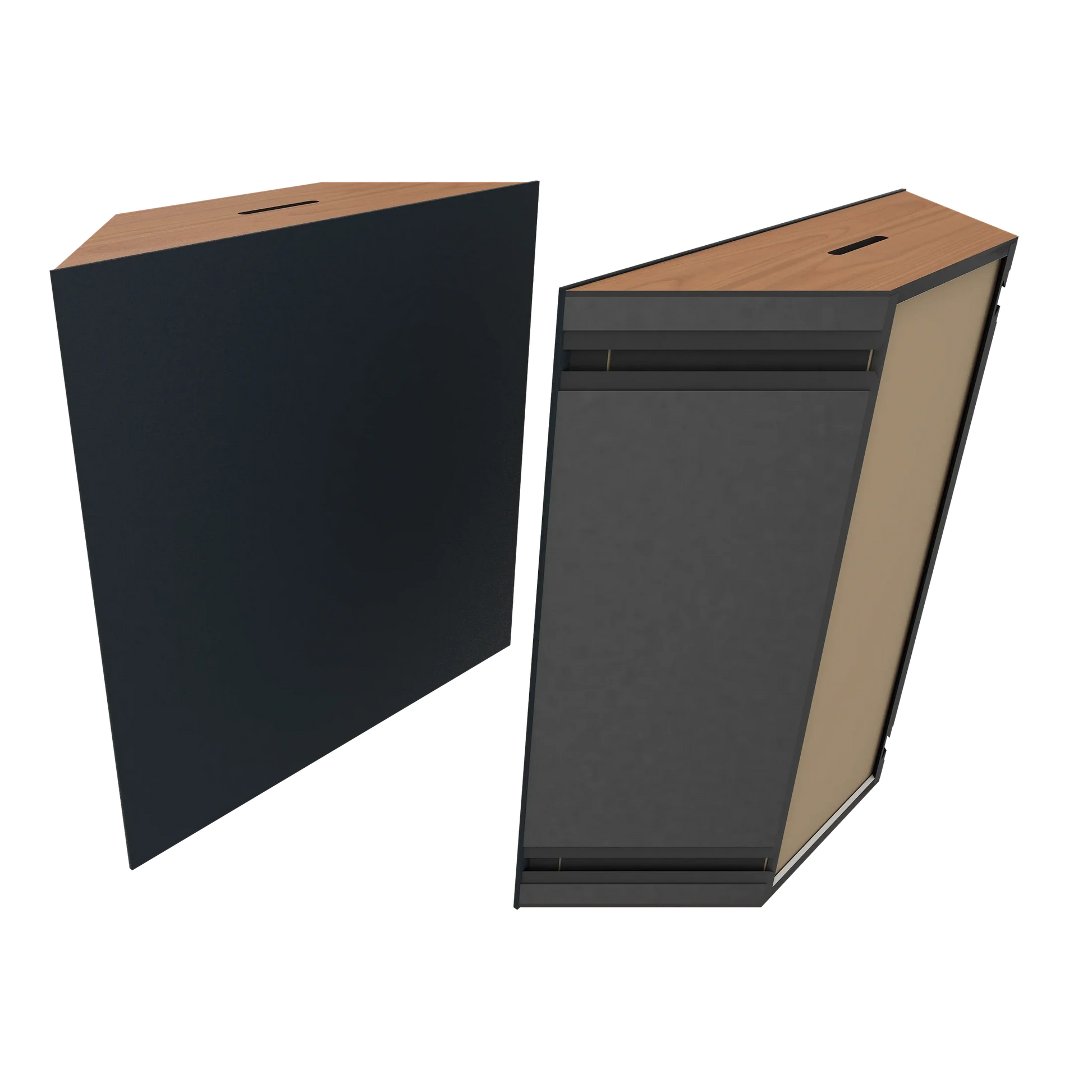 Vicoustic Super Bass Extreme Ultra VMT Bass Trap Acoustic Panel in Black and Locarno Cherry
