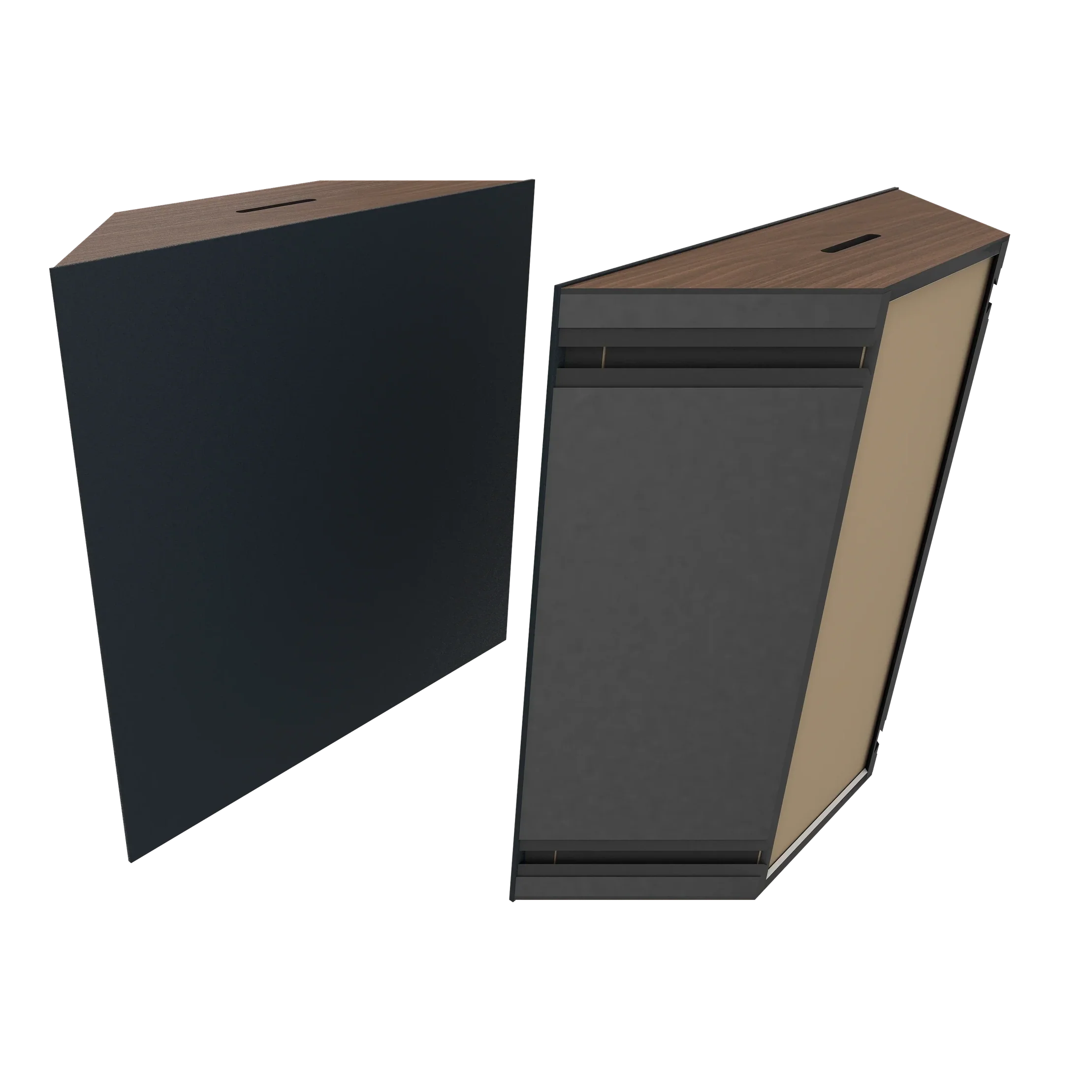Vicoustic Super Bass Extreme Ultra VMT Bass Trap Acoustic Panel in Black and Dark Walnut