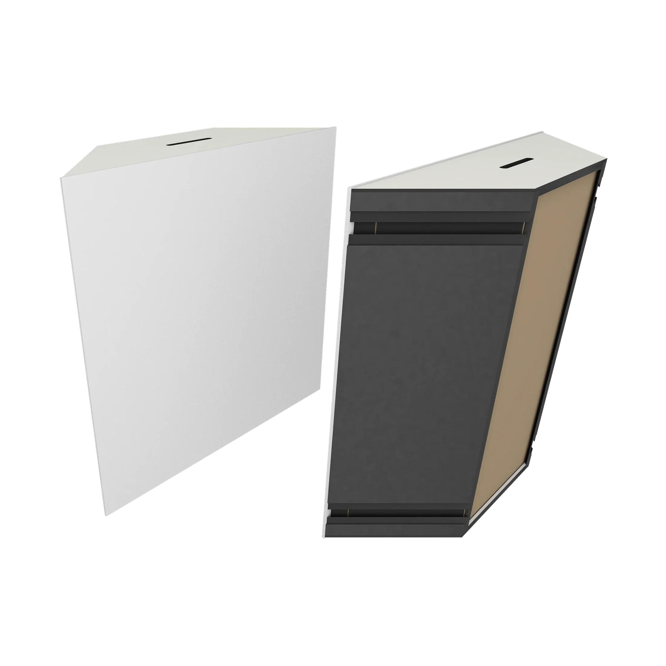 Vicoustic Super Bass Extreme Ultra VMT Bass Trap Acoustic Panel in Natural White and White Matte