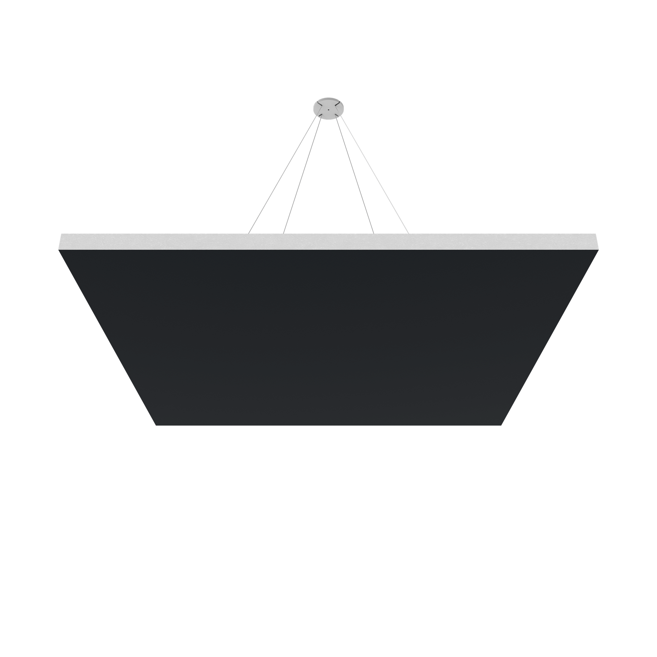 Vicoustic ViCloud VMT Flat Square Colors Sound Absorbing Acoustic Cloud in Black