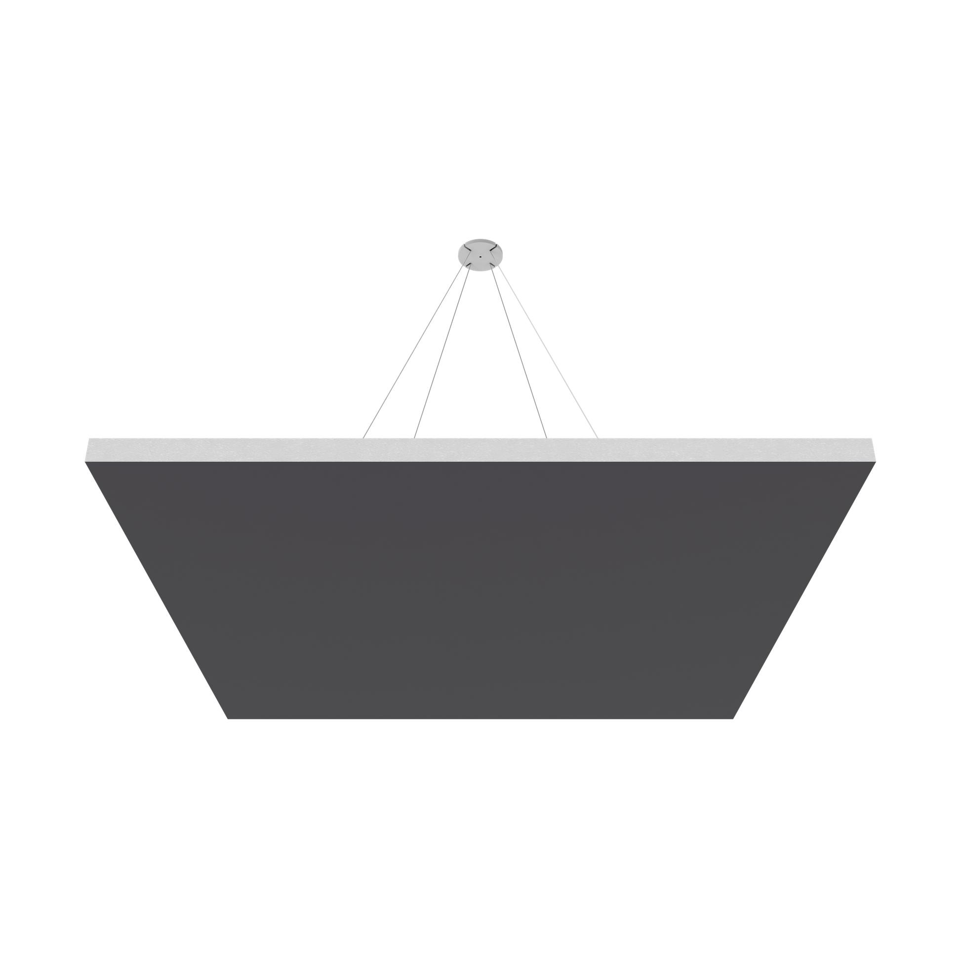 Vicoustic ViCloud VMT Flat Square Colors Sound Absorbing Acoustic Cloud in Grey