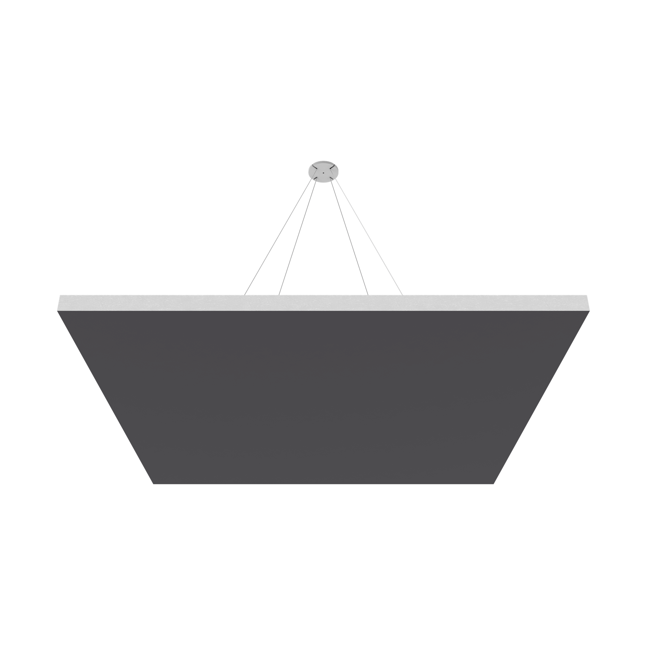 Vicoustic ViCloud VMT Flat Square Colors Sound Absorbing Acoustic Cloud in Grey