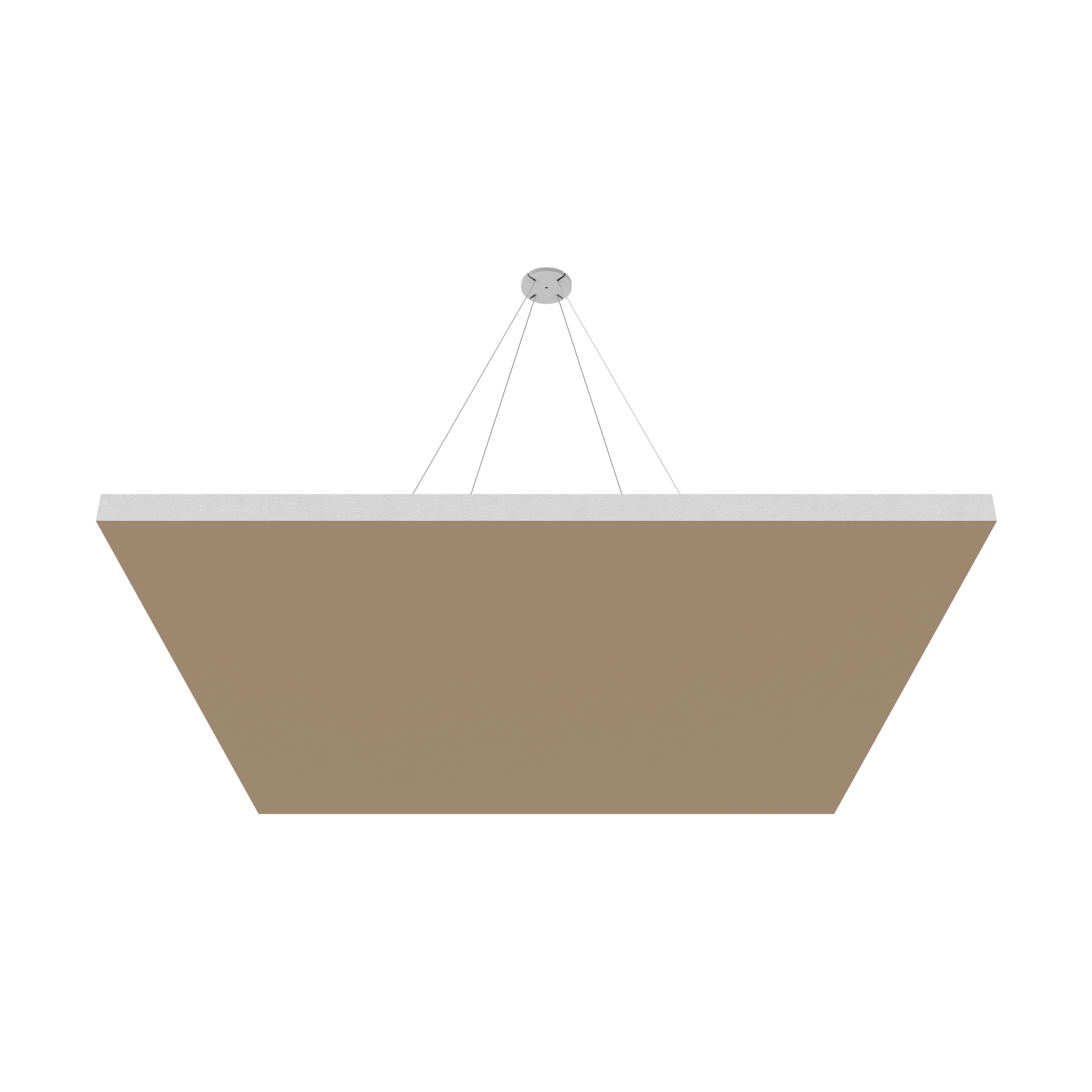 Vicoustic ViCloud VMT Flat Square Colors Sound Absorbing Acoustic Cloud in Beige