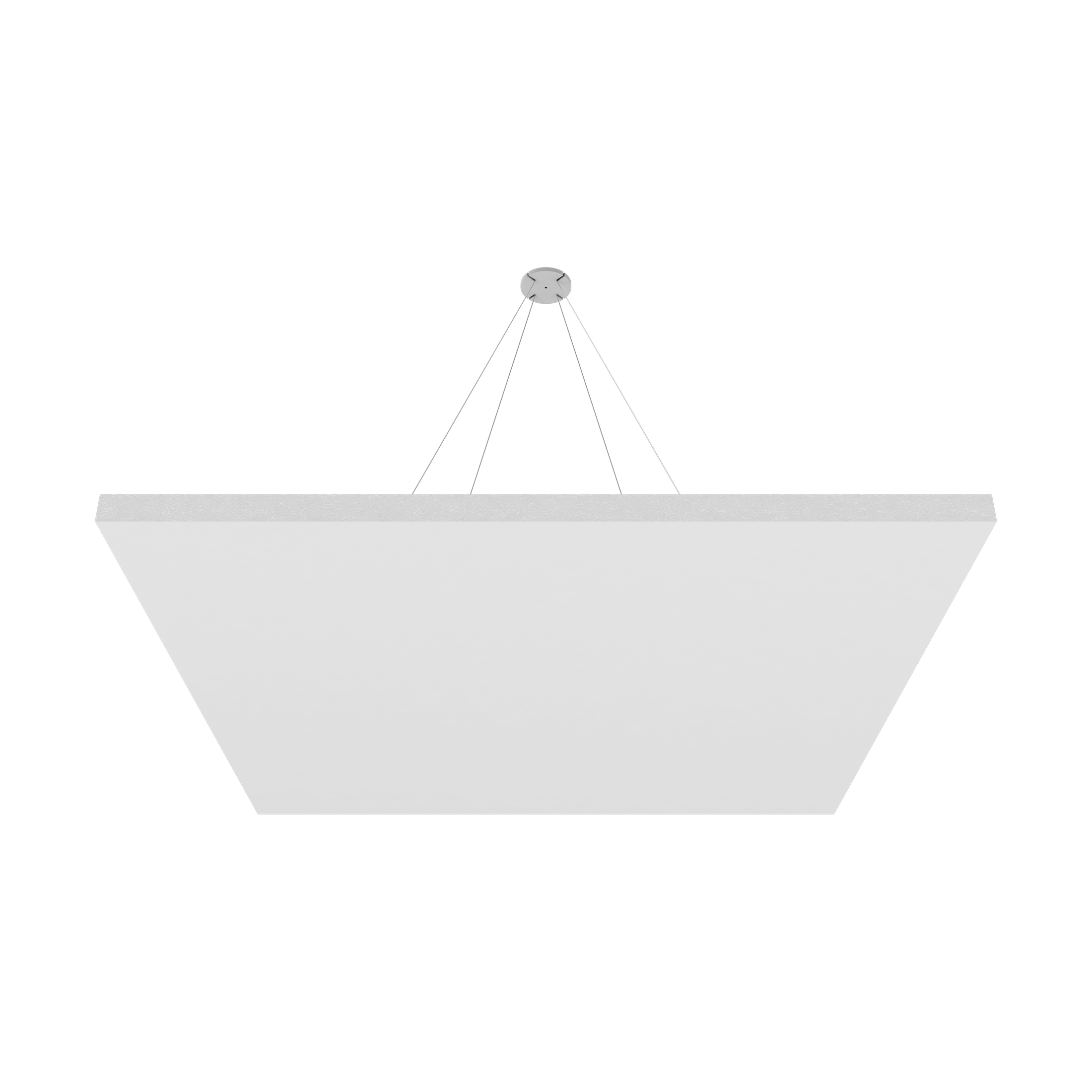 Vicoustic ViCloud VMT Flat Square Colors Sound Absorbing Acoustic Cloud in Natural White