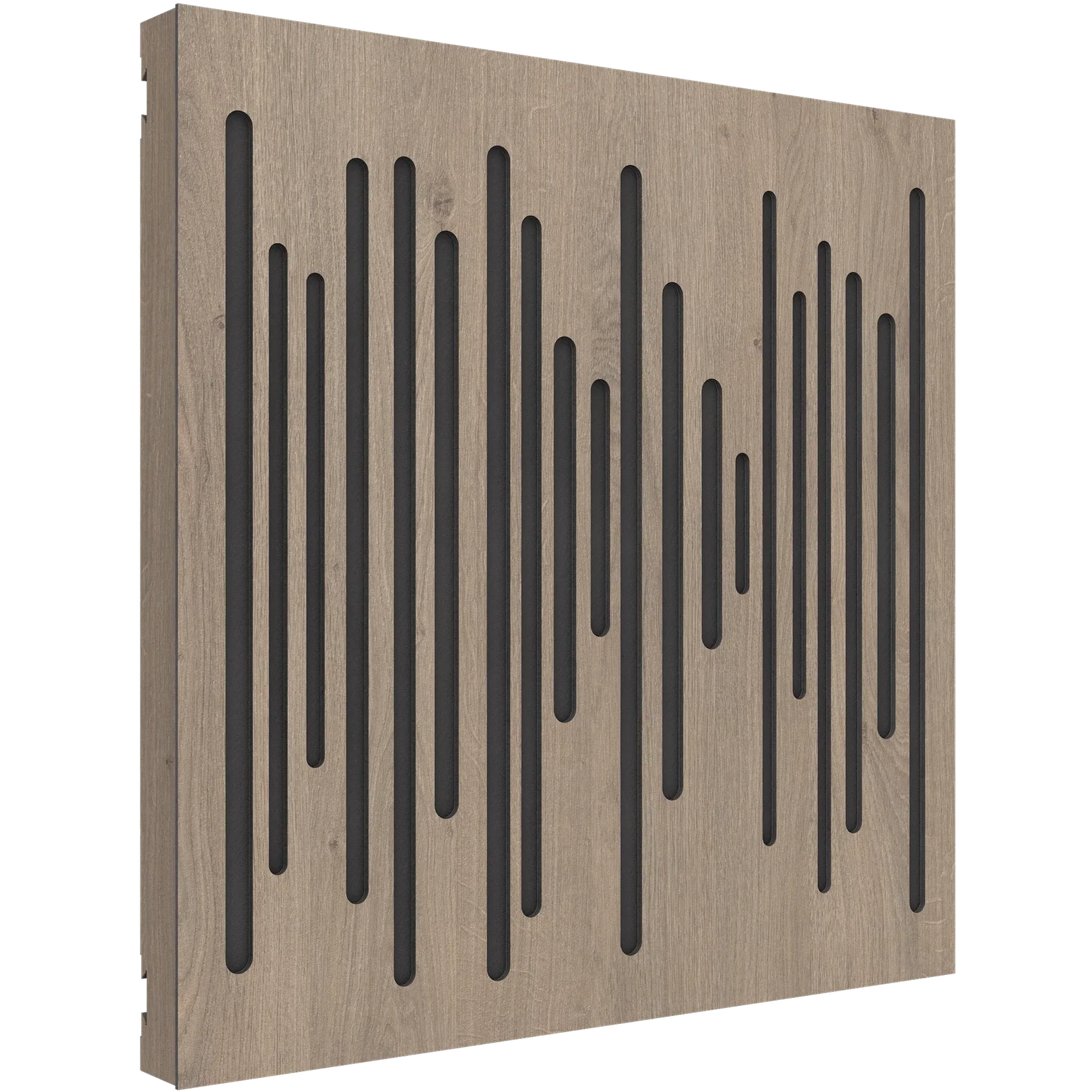 Vicoustic VicPattern Ultra Wavewood MKII Sound Absorbing Acoustic Panel in Brown Oak