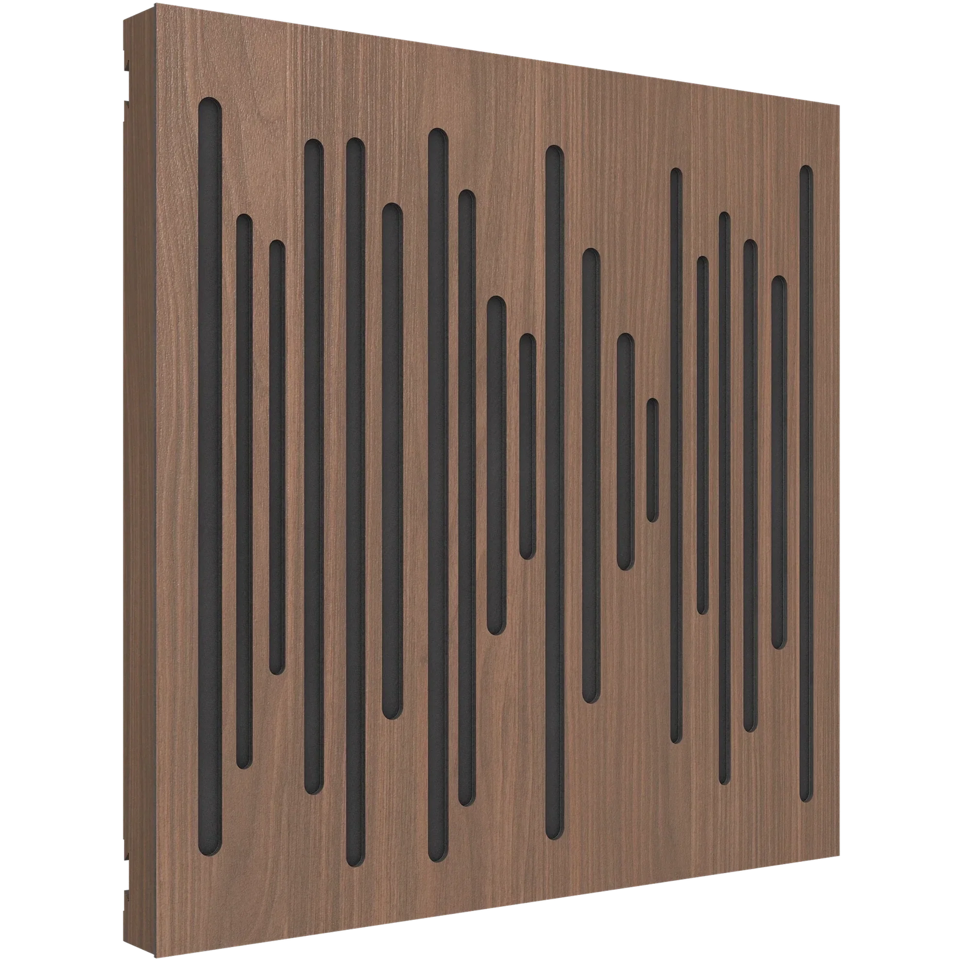 Vicoustic VicPattern Ultra Wavewood MKII Sound Absorbing Acoustic Panel in Dark Walnut