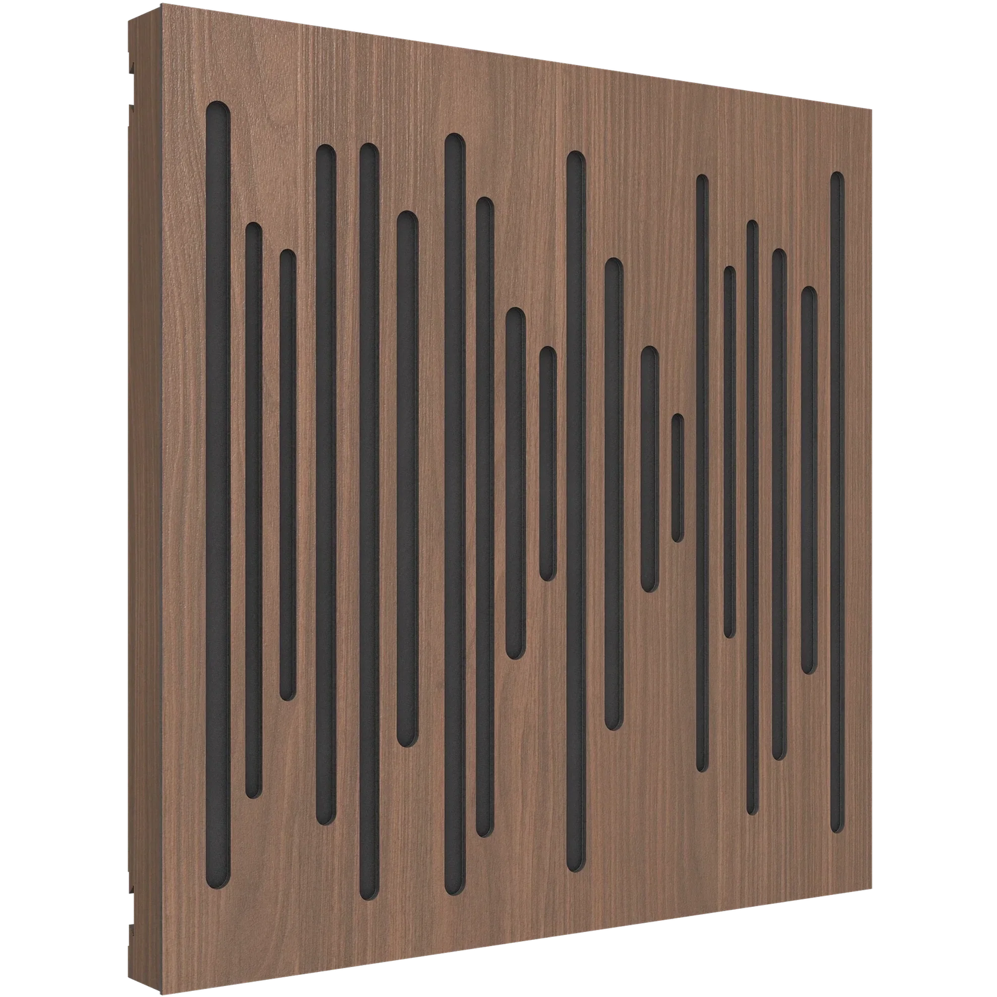 Vicoustic VicPattern Ultra Wavewood MKII Sound Absorbing Acoustic Panel in Dark Walnut