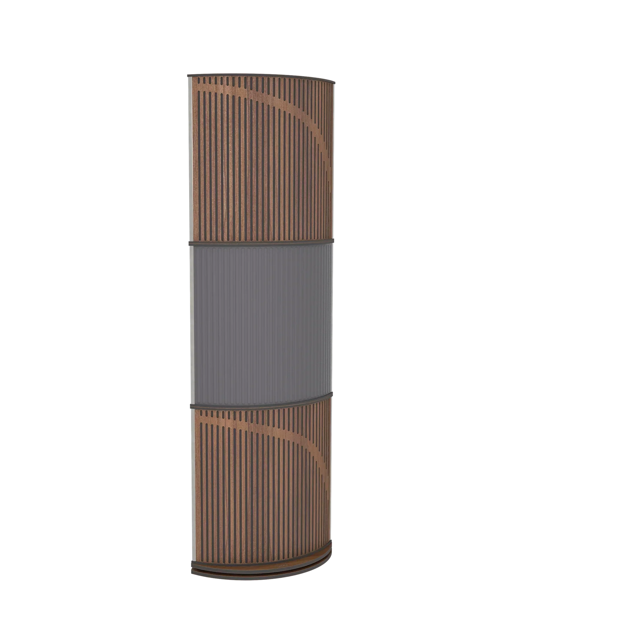 Vicoustic VicTotem Ultra VMT Free Standing Hybrid Acoustic Panel in Grey and Black Matte