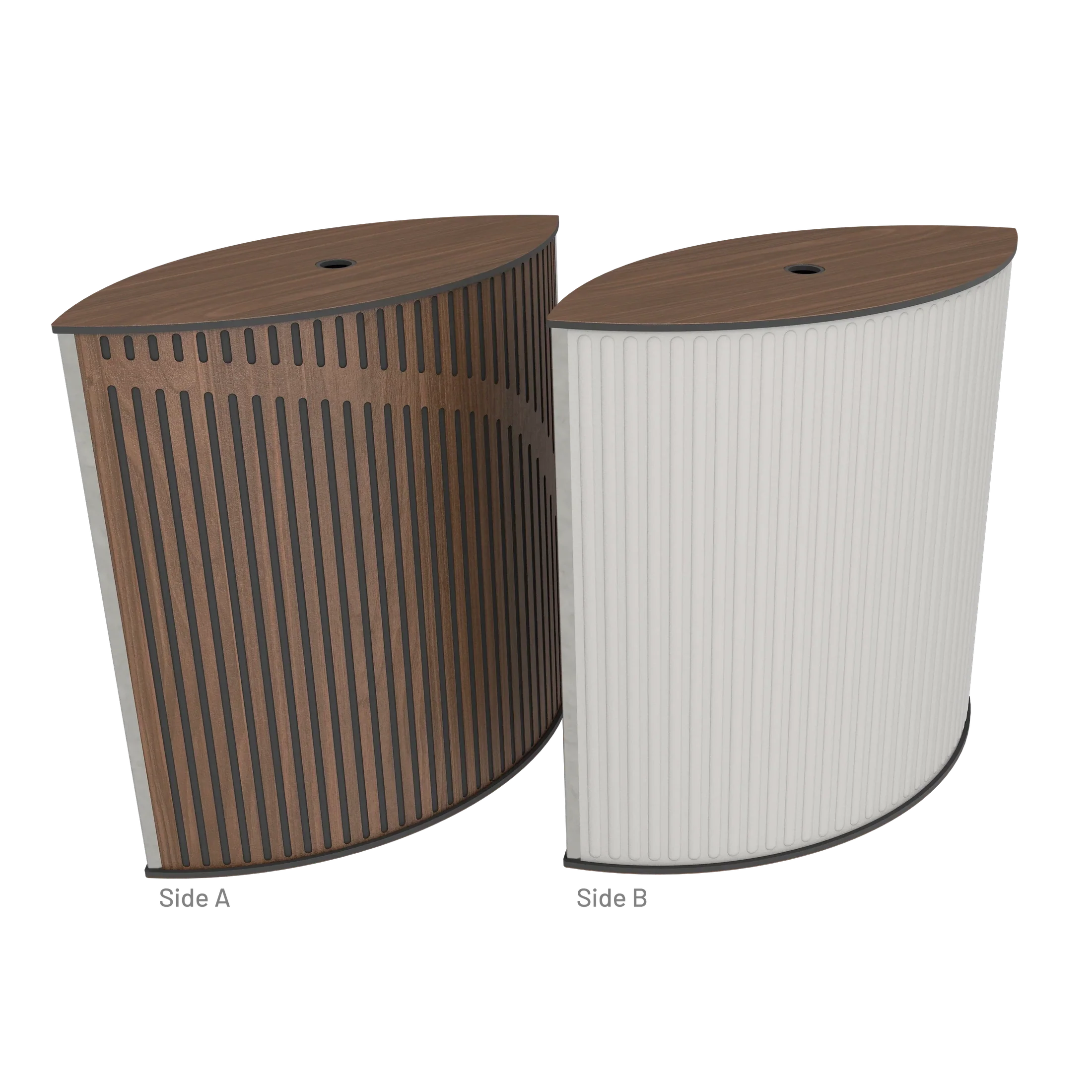 Vicoustic VicTotem Ultra VMT Extra Module Free Standing Hybrid Acoustic Panel in Light Grey