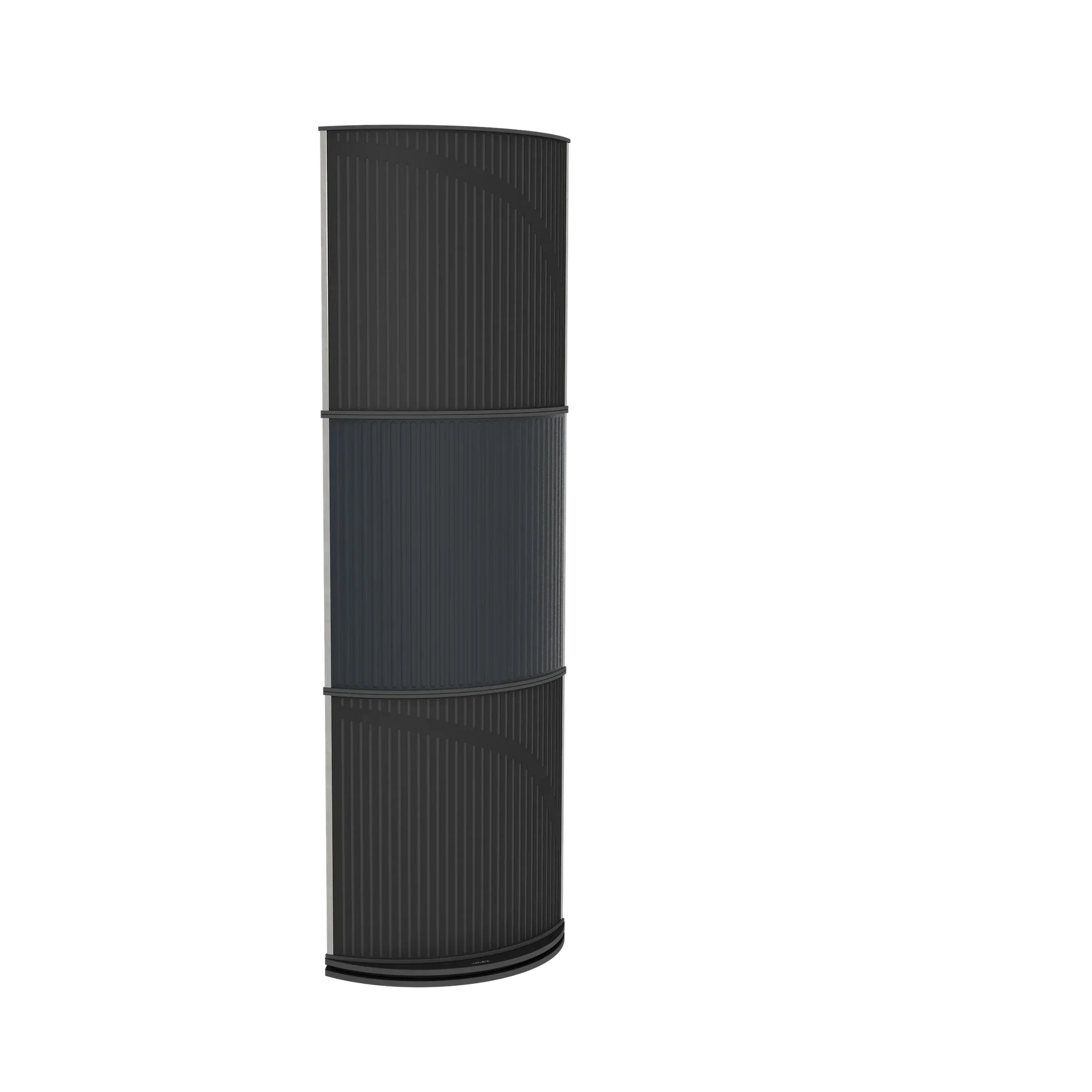 Vicoustic VicTotem Ultra VMT Free Standing Hybrid Acoustic Panel in Black and Natural Oak