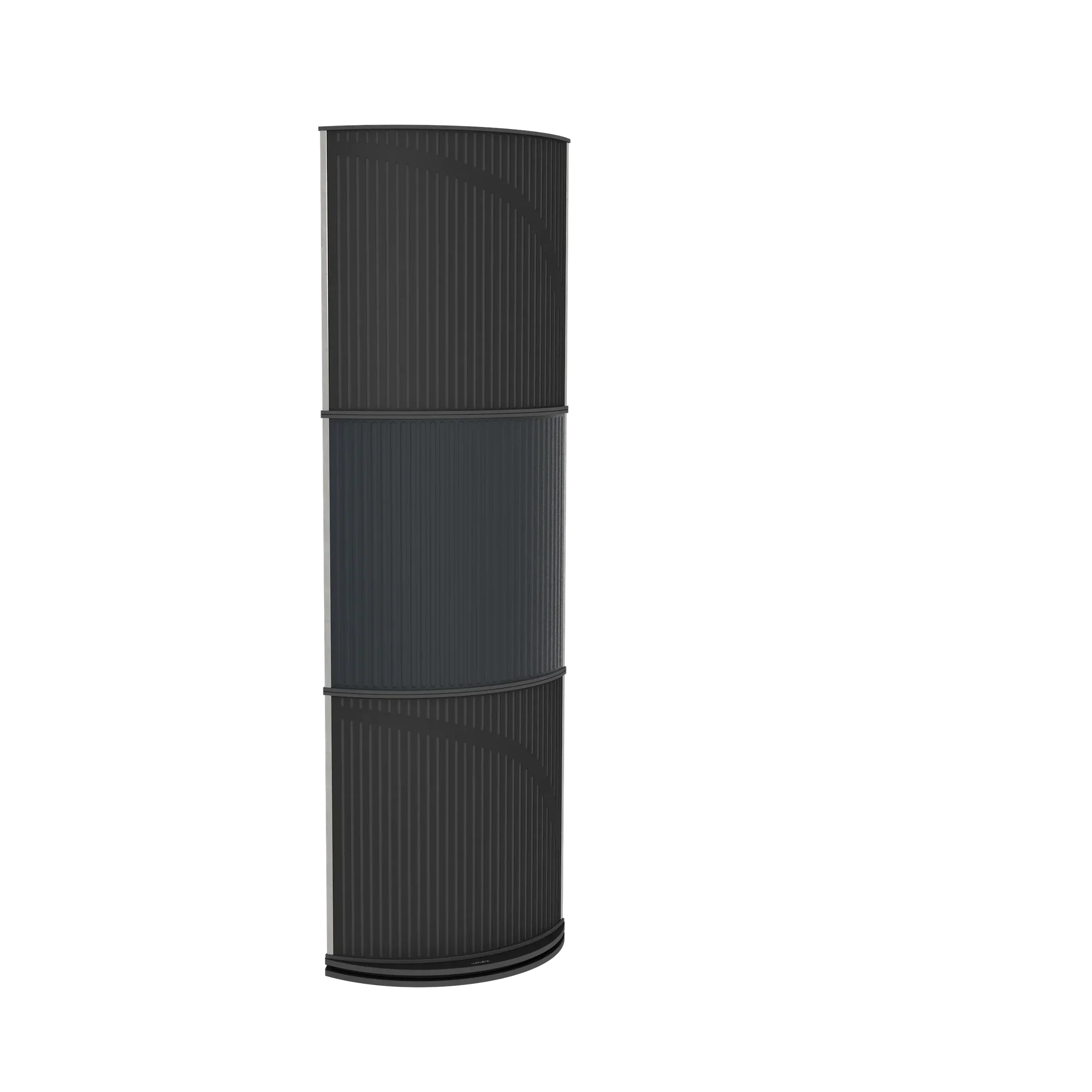 Vicoustic VicTotem Ultra VMT Free Standing Hybrid Acoustic Panel in Black and Natural Oak