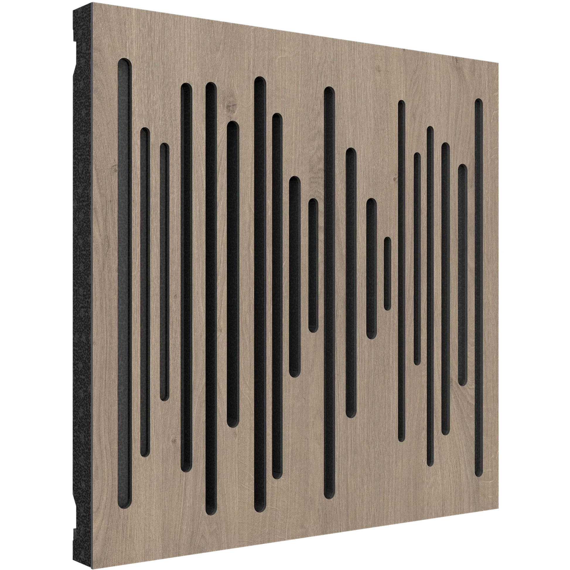 Vicoustic Wavewood Diffuser Ultra MKII Sound Diffusion Acoustic Panels in Brown Oak and Black