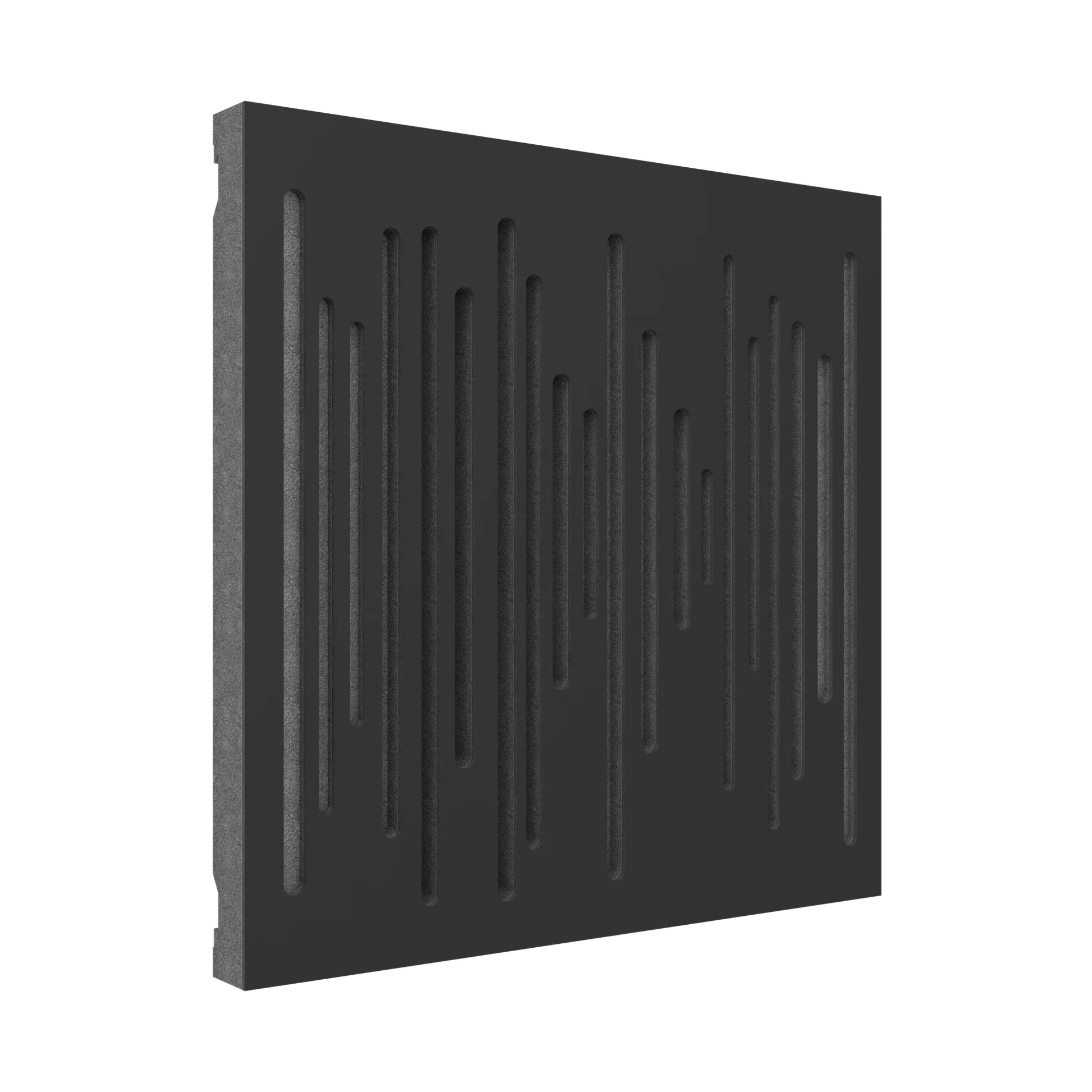 Vicoustic Wavewood Diffuser Ultra MKII Sound Diffusion Acoustic Panels in Black Matte and Grey