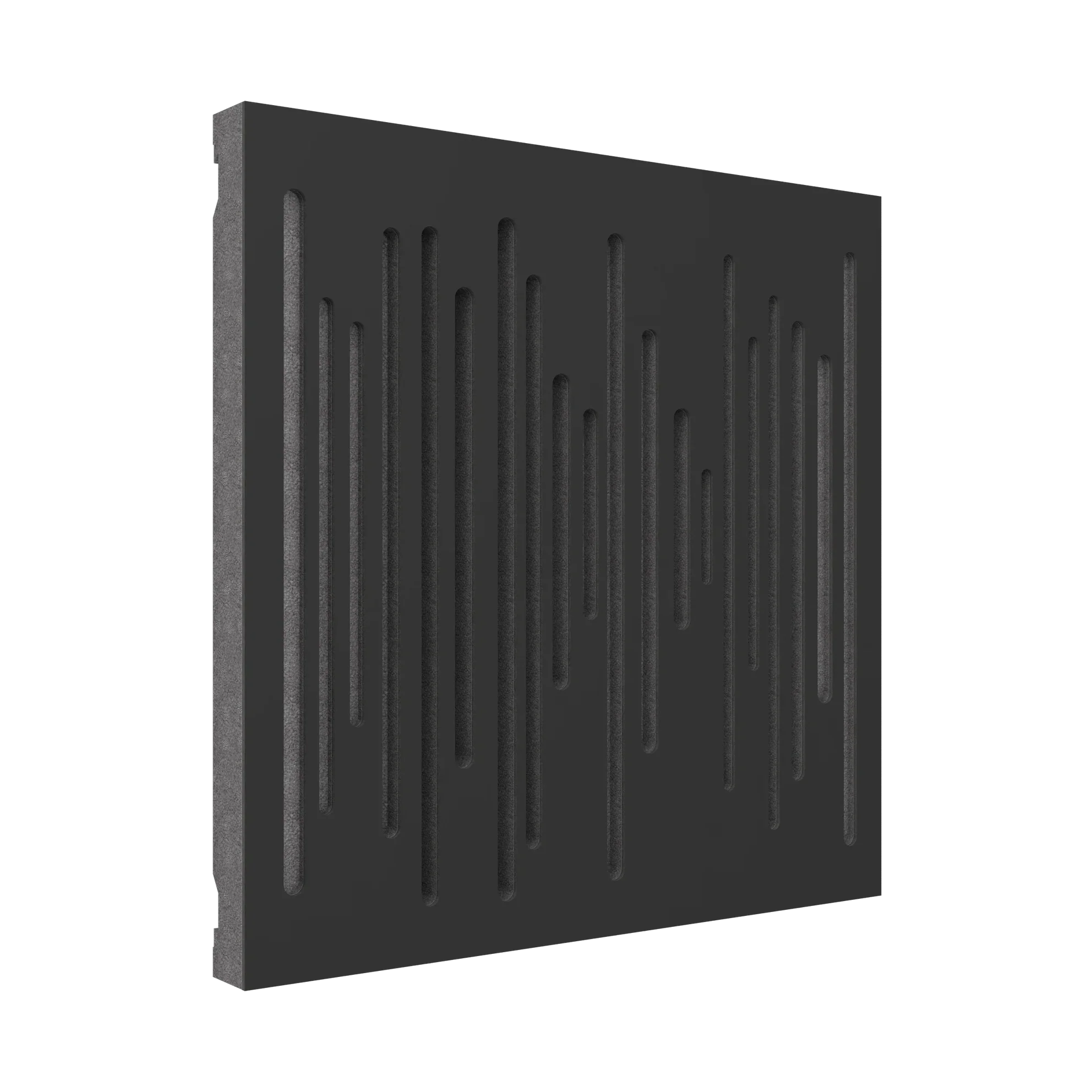 Vicoustic Wavewood Diffuser Ultra MKII Sound Diffusion Acoustic Panels in Black Matte and Grey