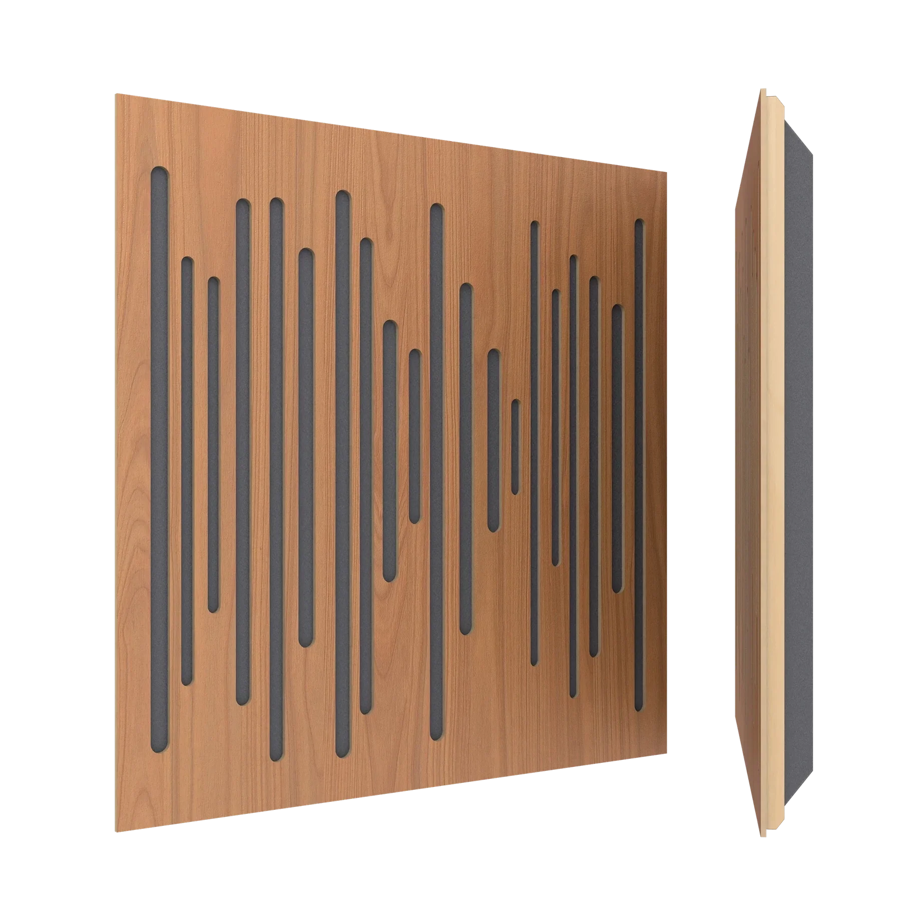 Vicoustic Wavewood Ultra Lite Sound Absorbing Acoustic Panel in Locarno Cherry