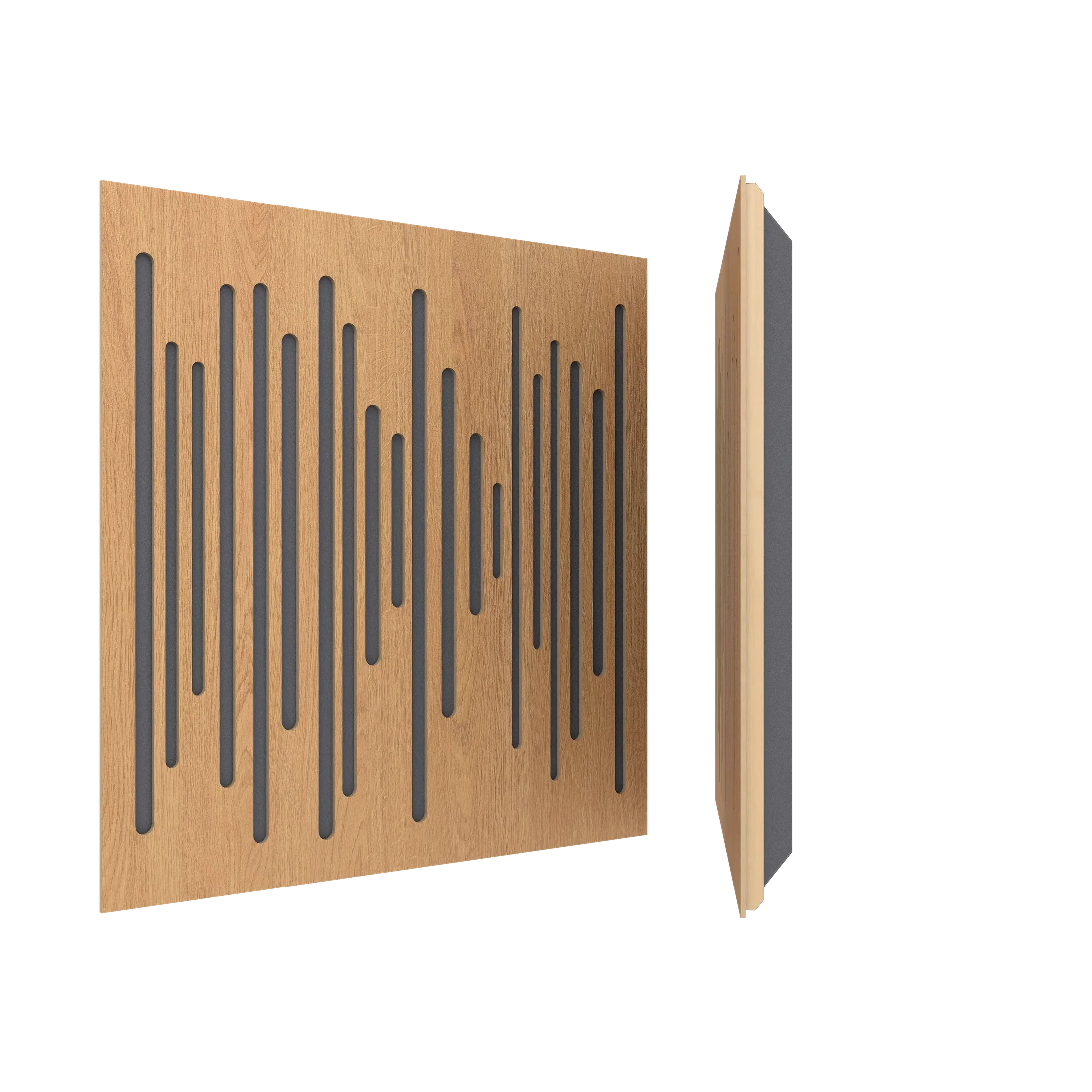 Vicoustic Wavewood Ultra Lite Sound Absorbing Acoustic Panel in Natural Oak
